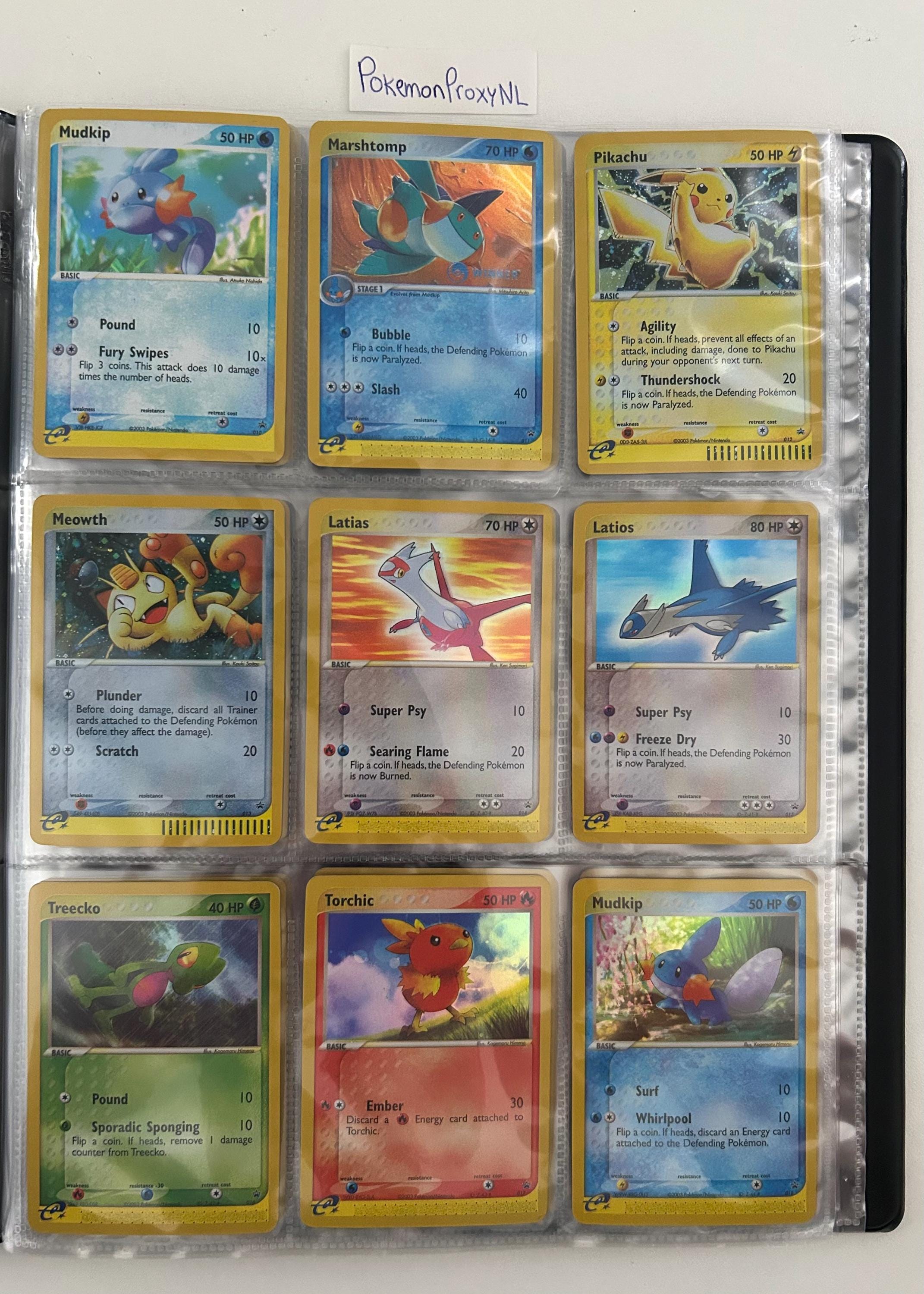 Complete Nintendo Black Star Promos Set bundle / 001 - 040 / 2003-2006 / PROXY TCG card(s)