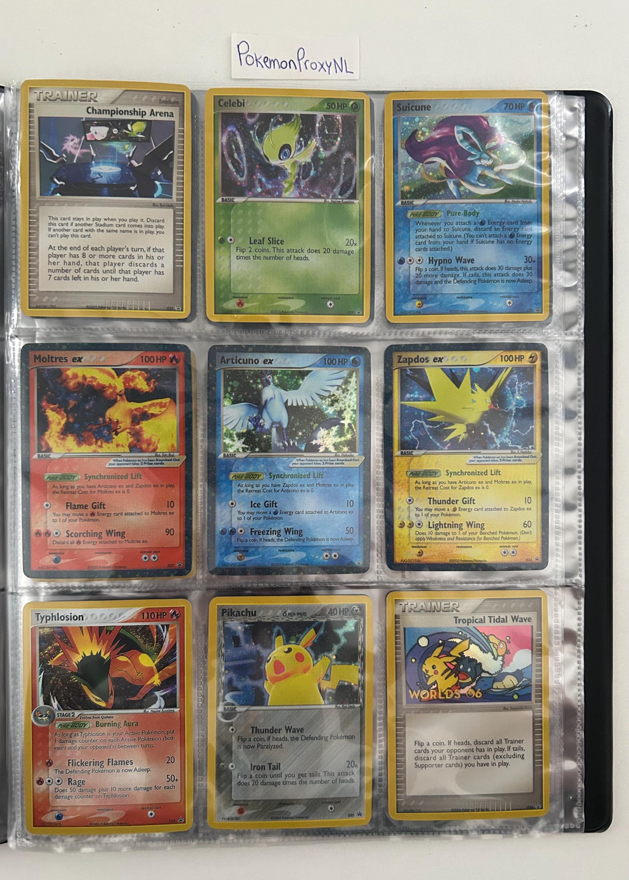 Complete Nintendo Black Star Promos Set bundle / 001 - 040 / 2003-2006 / PROXY TCG card(s)