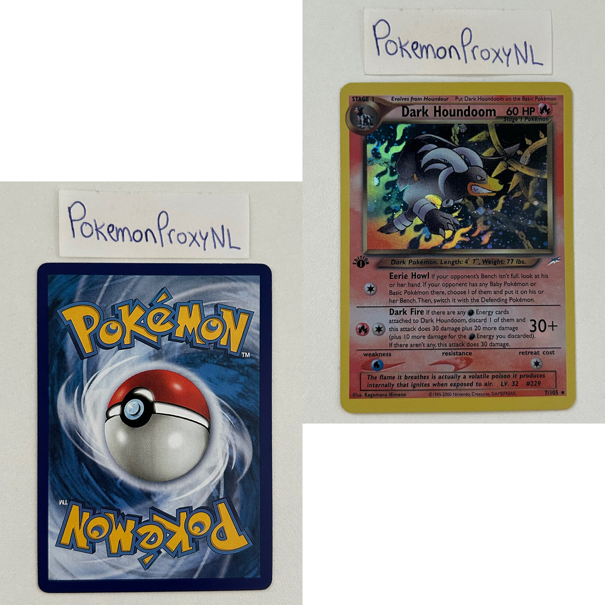 Neo Destiny Set (first edition) (NDE) / 2002 / PROXY Pokémon TCG card(s)