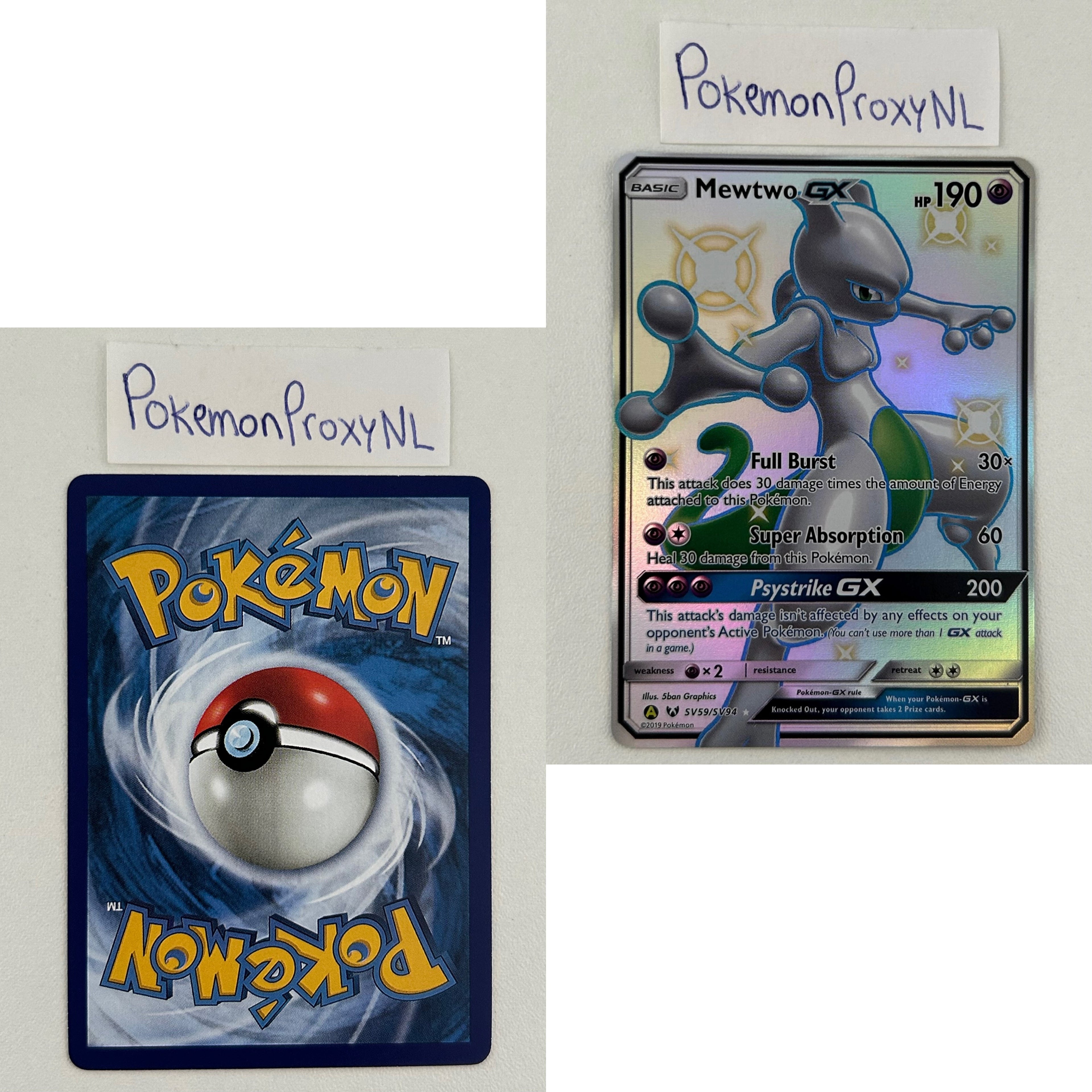 Hidden Fates (Shiny Vault) Set (HIF) / 2019 / PROXY Pokémon TCG card(s)