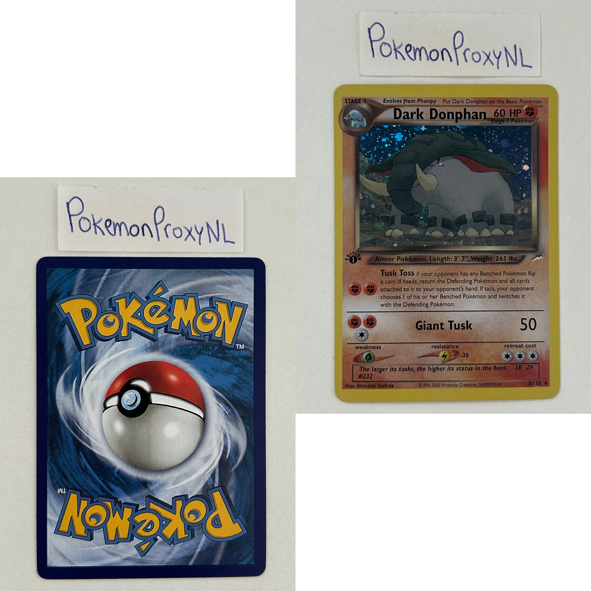 Neo Destiny Set (first edition) (NDE) / 2002 / PROXY Pokémon TCG card(s)