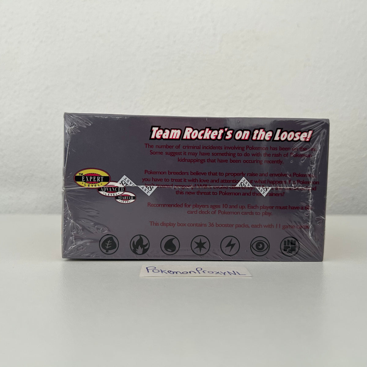 Booster box/packs: Team Rocket Set (first edition) (RO) / PROXY Pokémon TCG card(s)