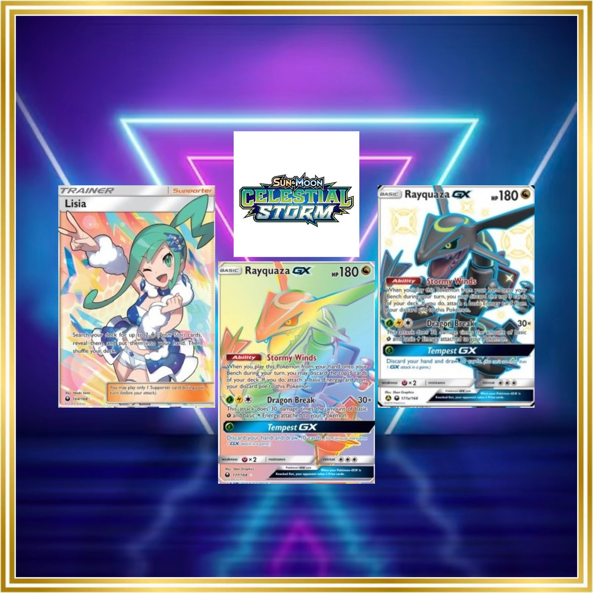 Celestial Storm Set (CES) / 2018 / PROXY Pokémon TCG card(s)