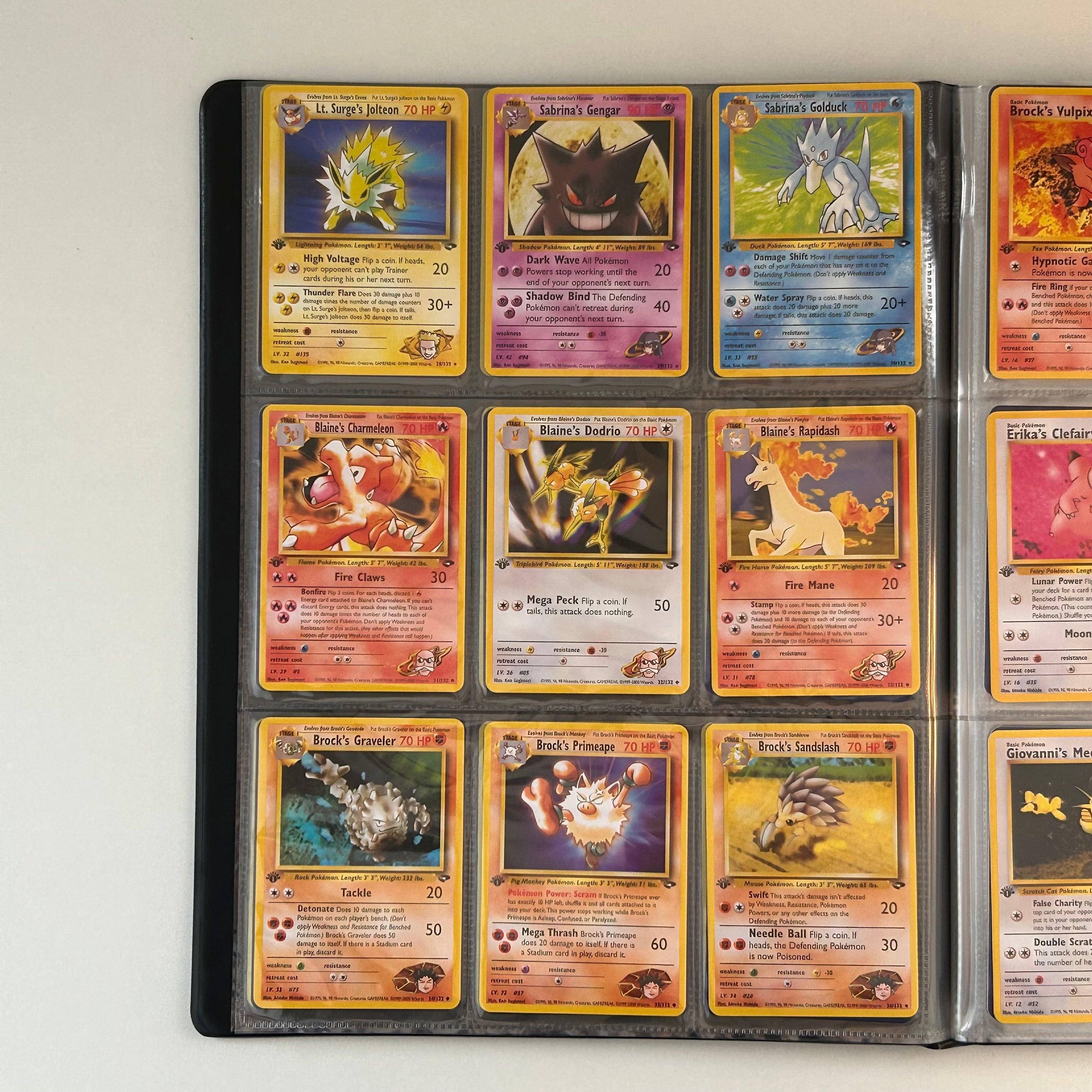 Complete set: Gym Challenge Set (first edition) (G2) / 1999 / PROXY Pokémon TCG card(s)