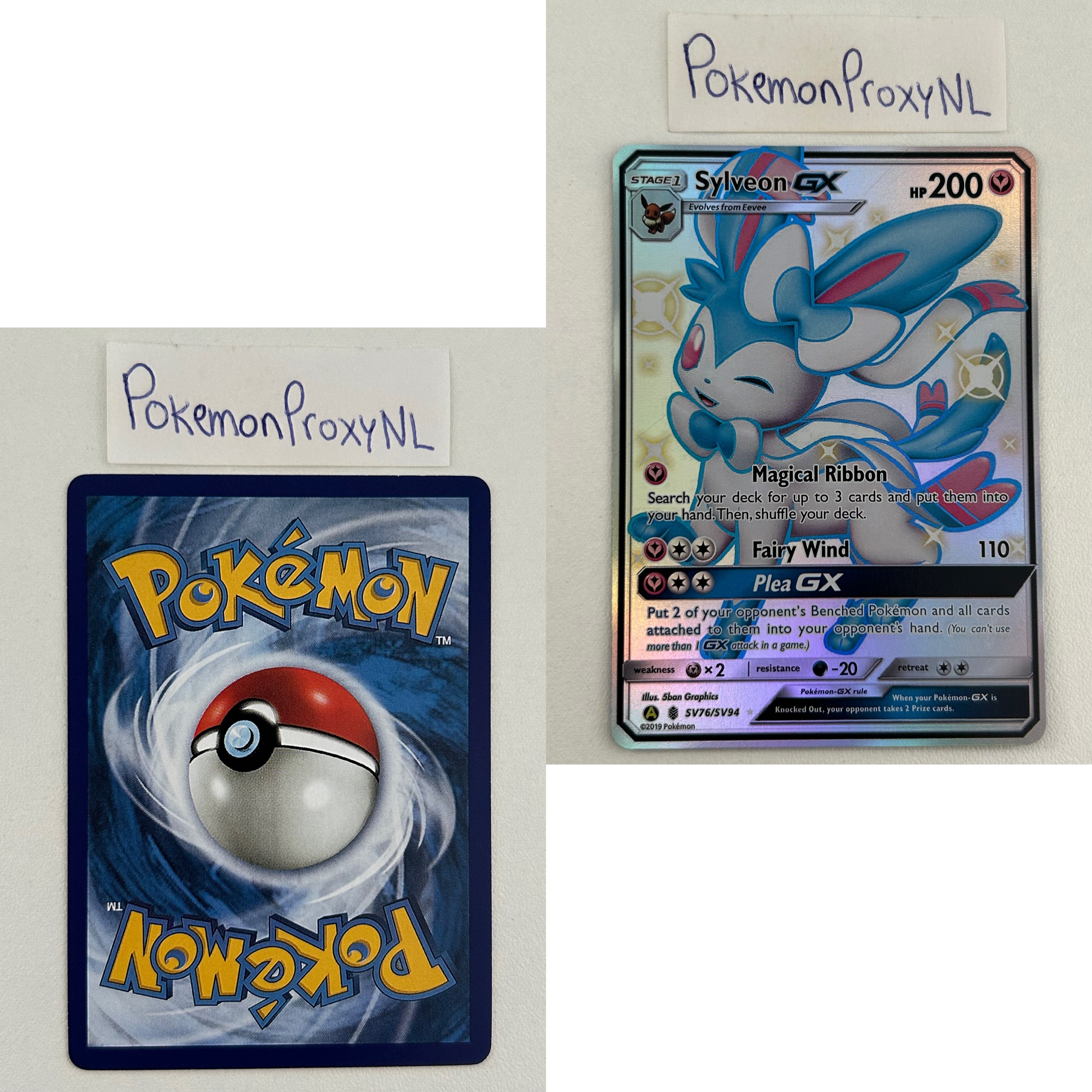 Hidden Fates (Shiny Vault) Set (HIF) / 2019 / PROXY Pokémon TCG card(s)