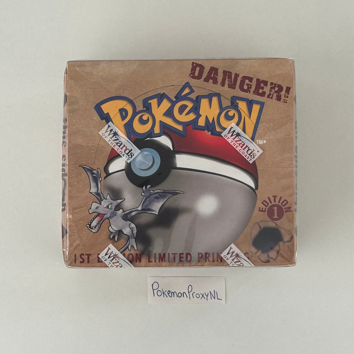 Booster box/packs: Fossil Set (first edition) (FO) / PROXY Pokémon TCG card(s)