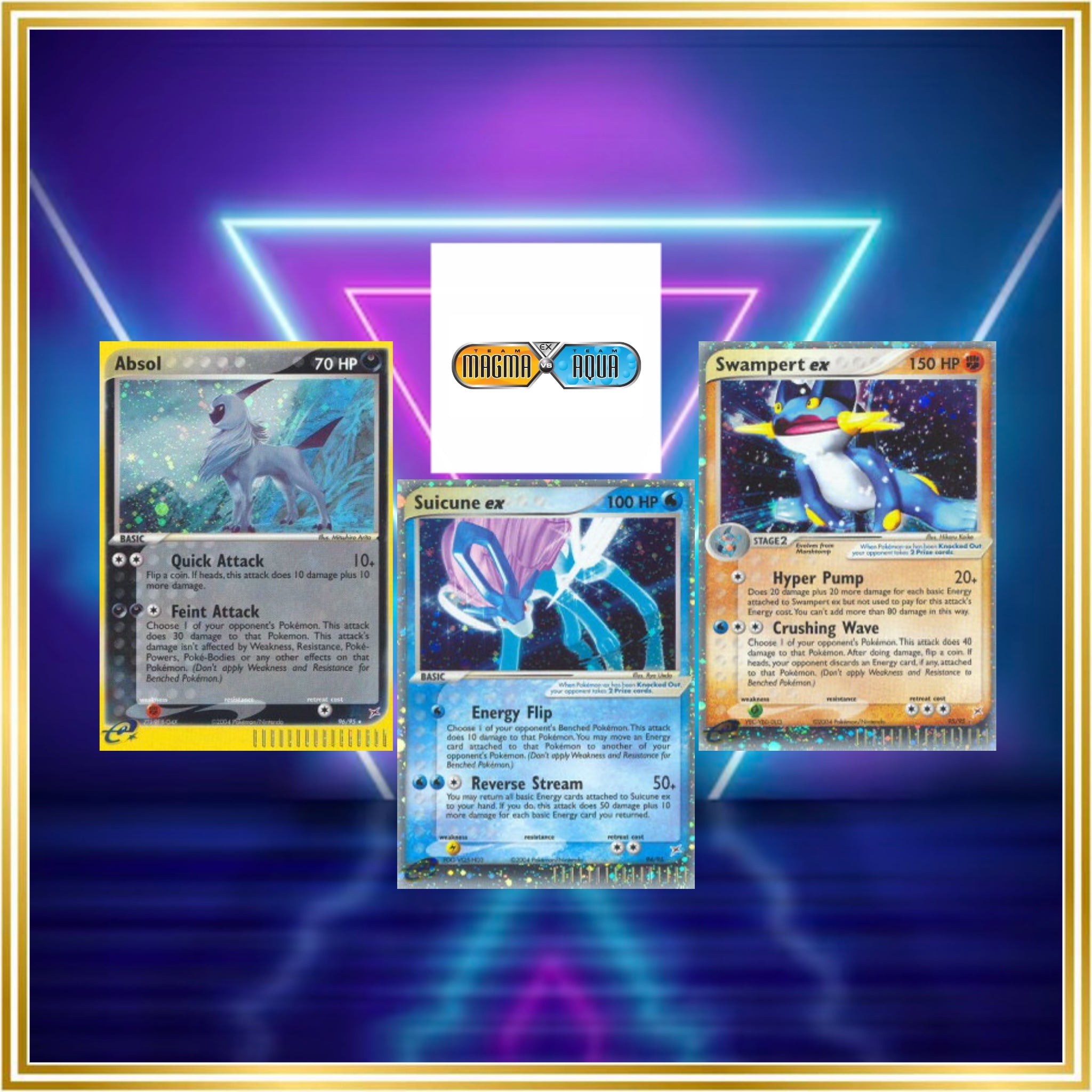Team Magma vs Team Aqua Set (MA) / 2004 / PROXY Pokémon TCG card(s)