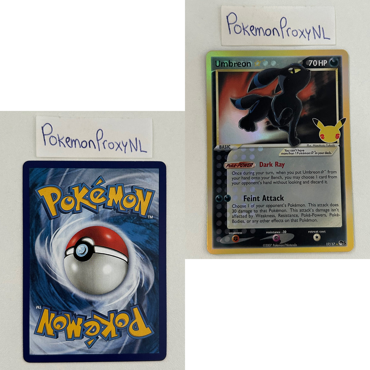 Celebrations Set (CEL) / 2021 / PROXY Pokémon TCG card(s)