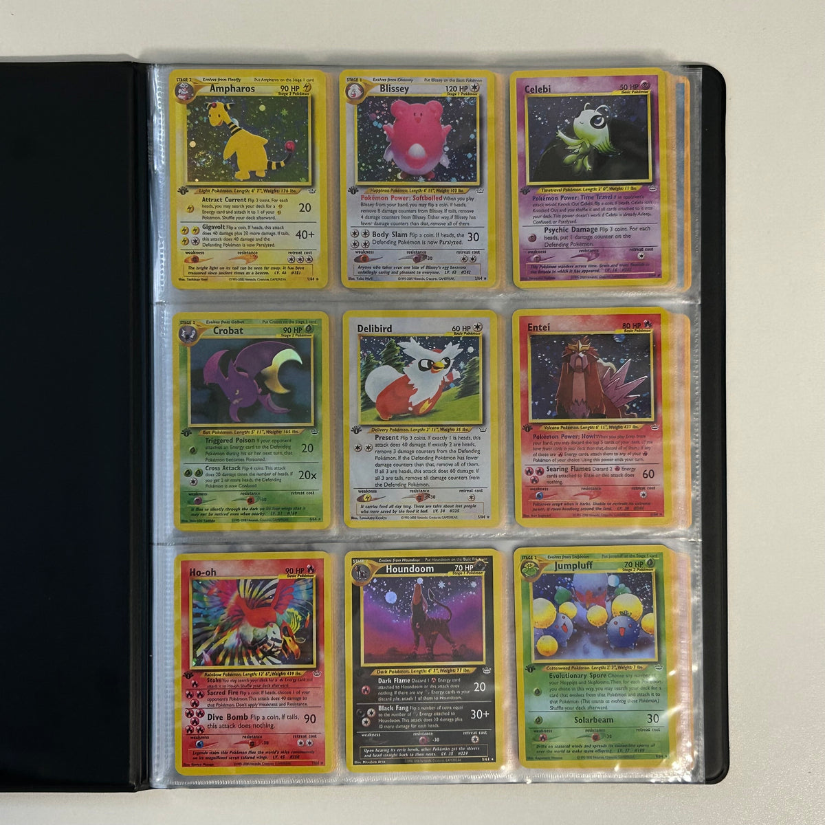 Complete set: Neo Revelation Set (first edition) (NR) / 2001 / PROXY Pokémon TCG card(s)