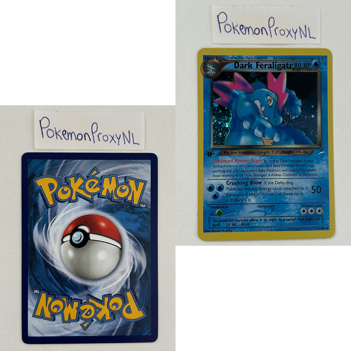 Neo Destiny Set (first edition) (NDE) / 2002 / PROXY Pokémon TCG card(s)