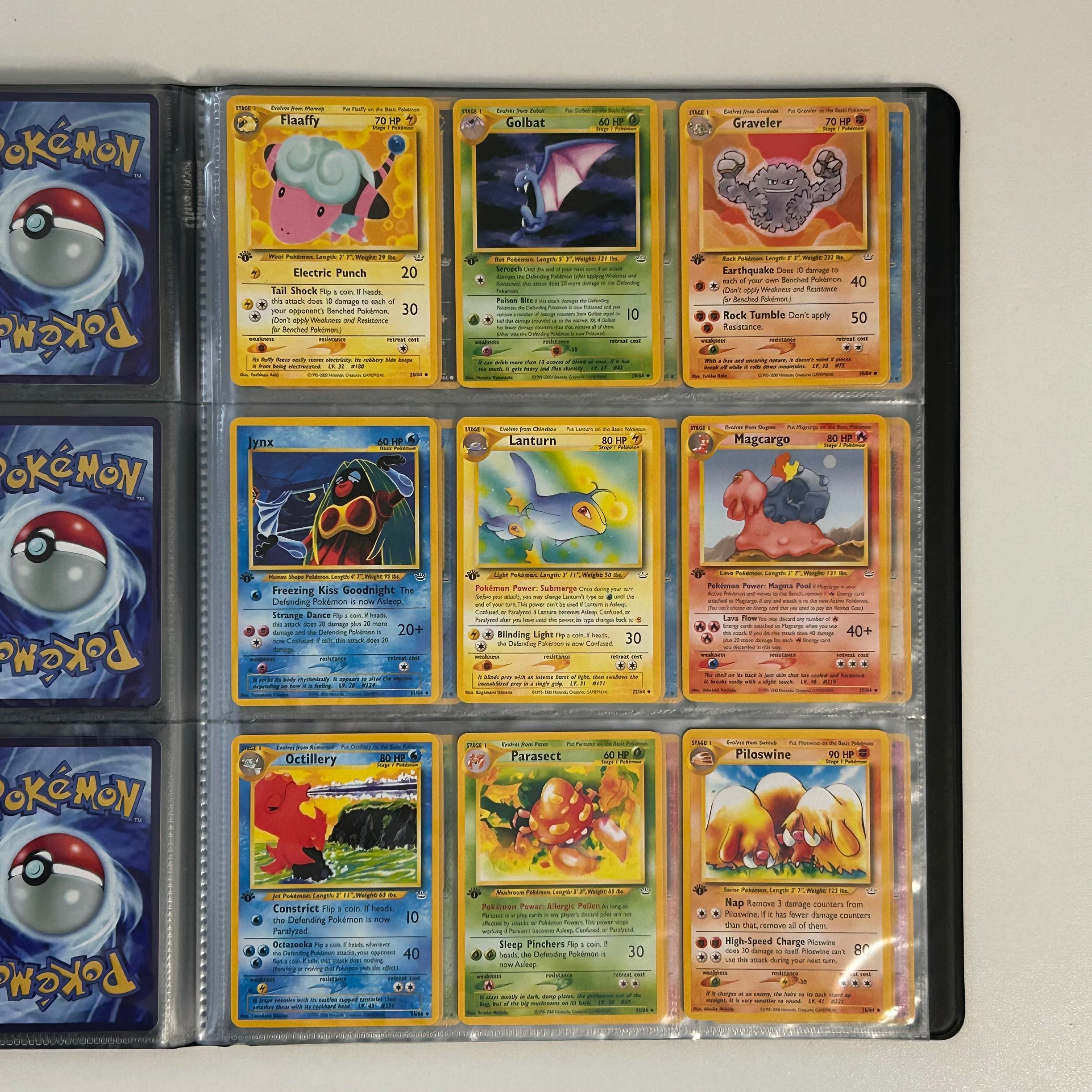 Complete set: Neo Revelation Set (first edition) (NR) / 2001 / PROXY Pokémon TCG card(s)