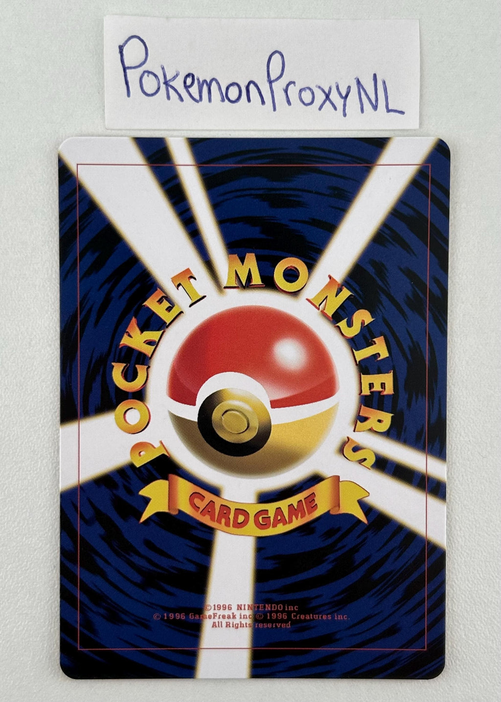ILLUSTRATOR Pikachu card (Japanese) / Japanse promo / 1998 / PROXY Pokémon TCG card(s)