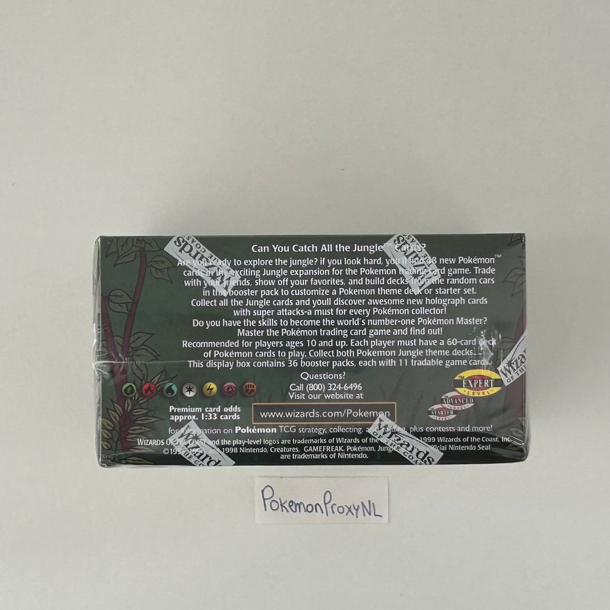 Booster box/packs: Jungle Set (first edition) (JU) / PROXY Pokémon TCG card(s)