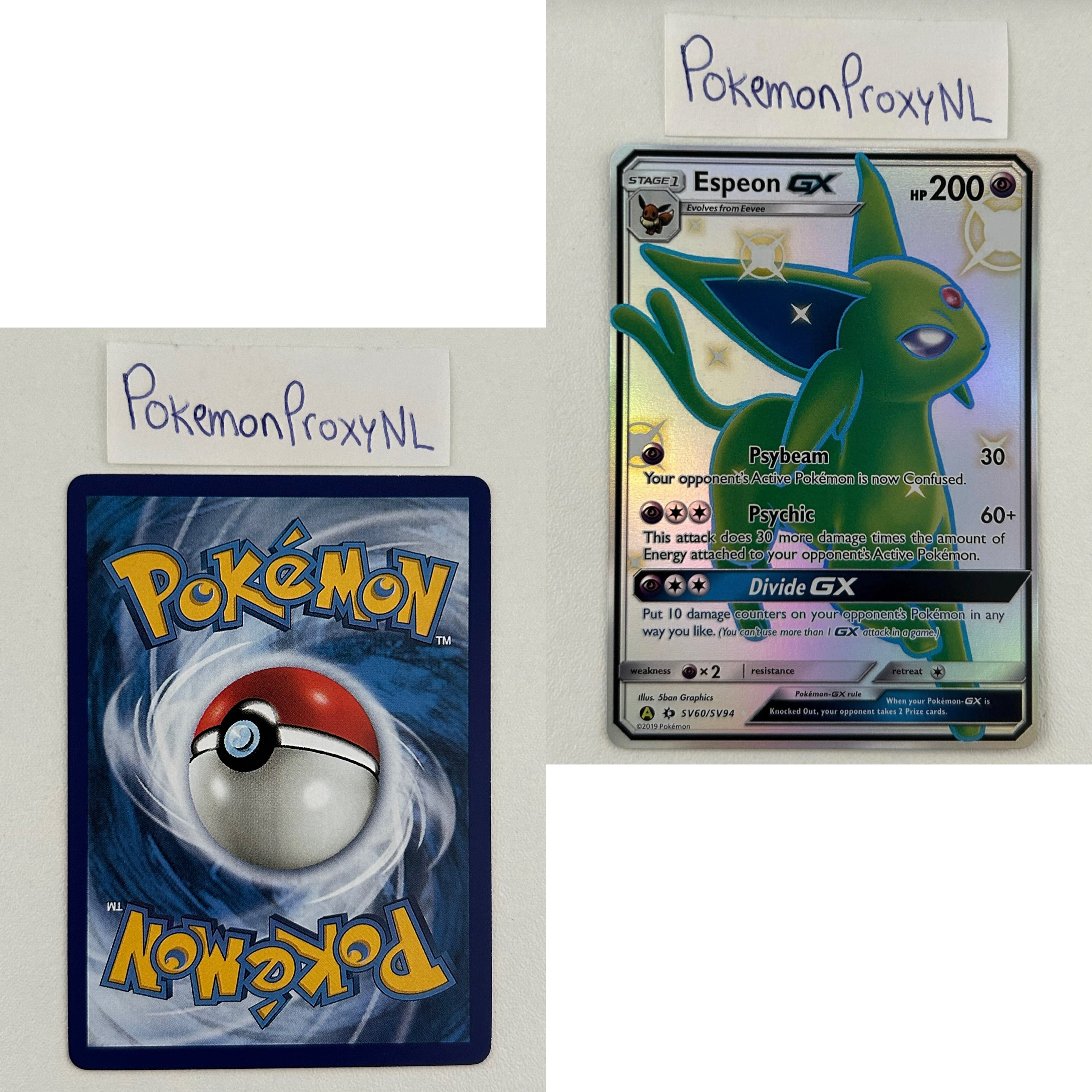 Hidden Fates (Shiny Vault) Set (HIF) / 2019 / PROXY Pokémon TCG card(s)