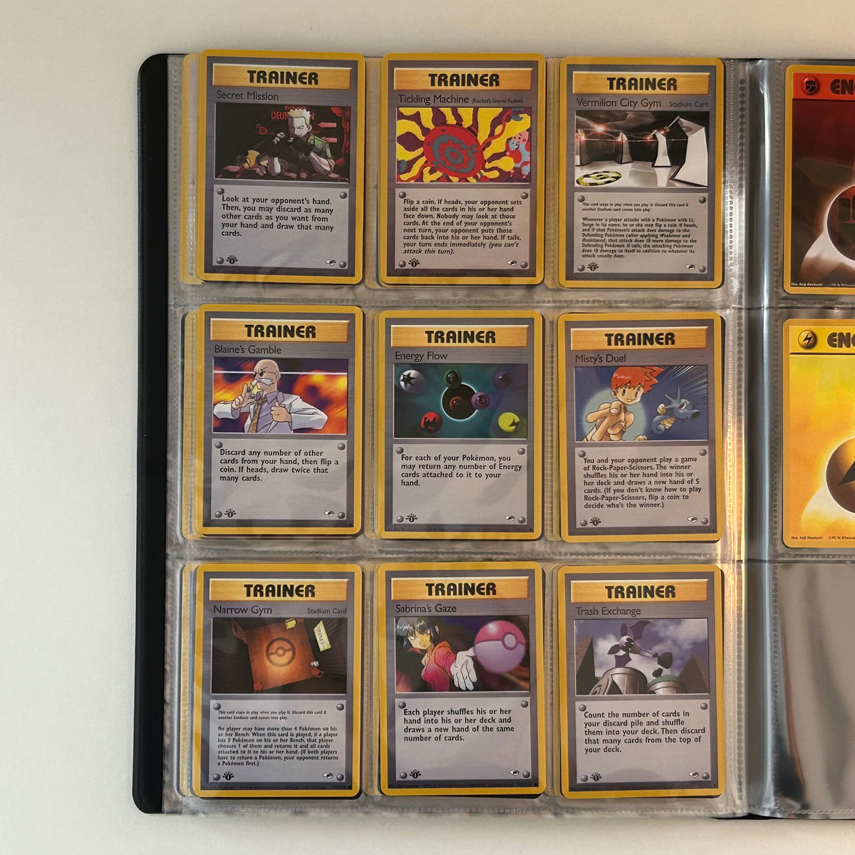 Complete set: Gym Heroes Set (first edition) (G1) / 1999 / PROXY Pokémon TCG card(s)