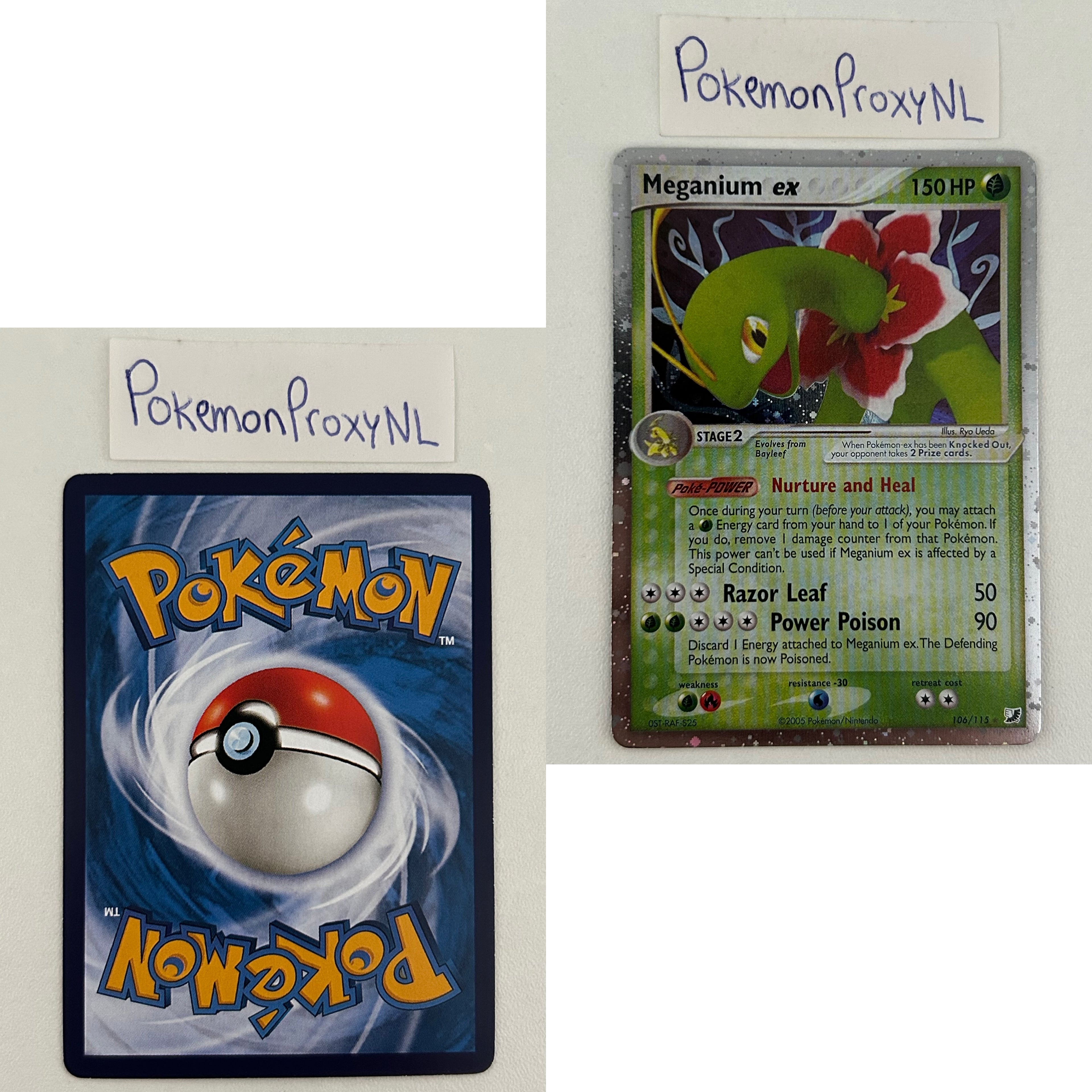 Unseen Forces Set (UF) / 1/115 - 117/115 / 2005 / PROXY Pokémon TCG card(s)