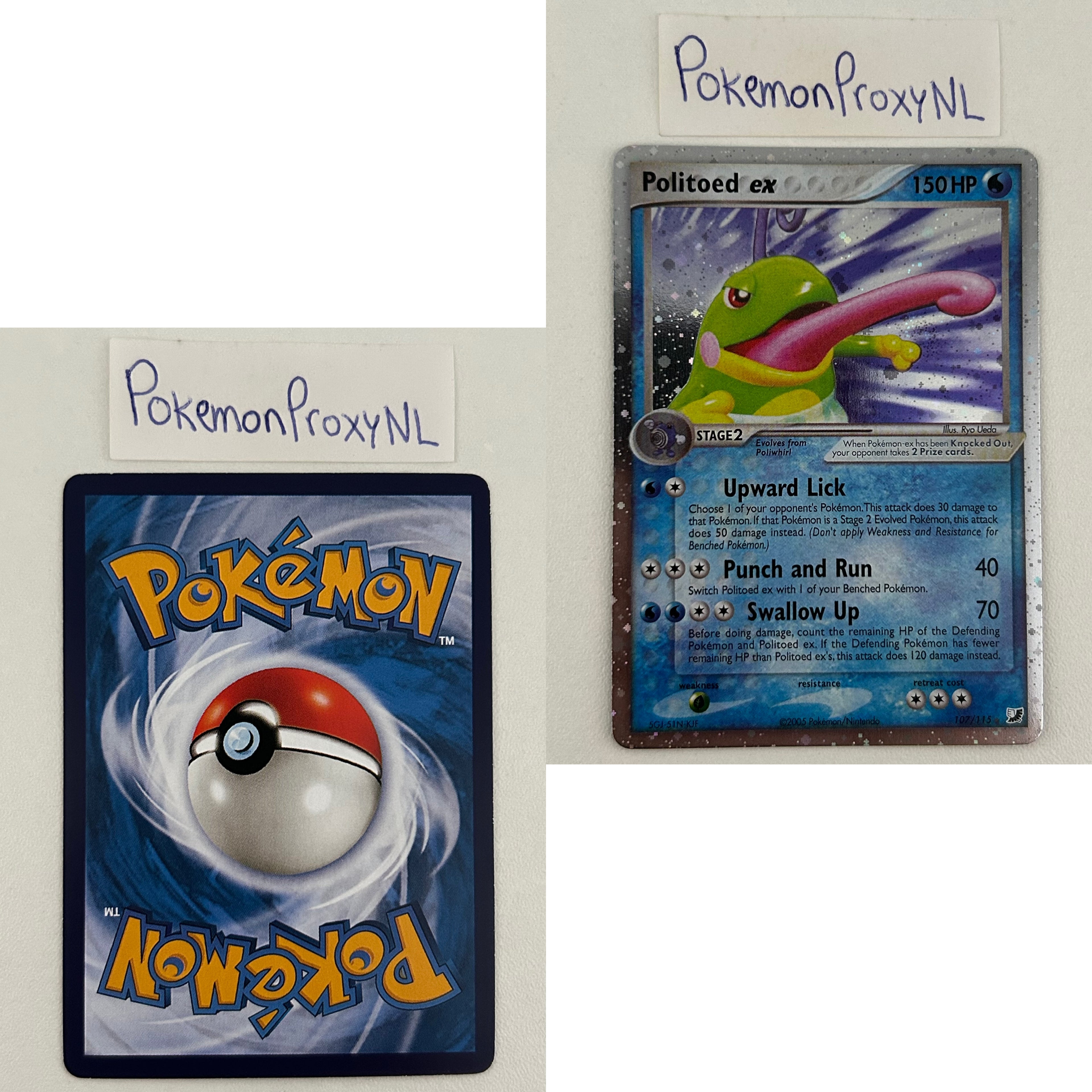 Unseen Forces Set (UF) / 1/115 - 117/115 / 2005 / PROXY Pokémon TCG card(s)