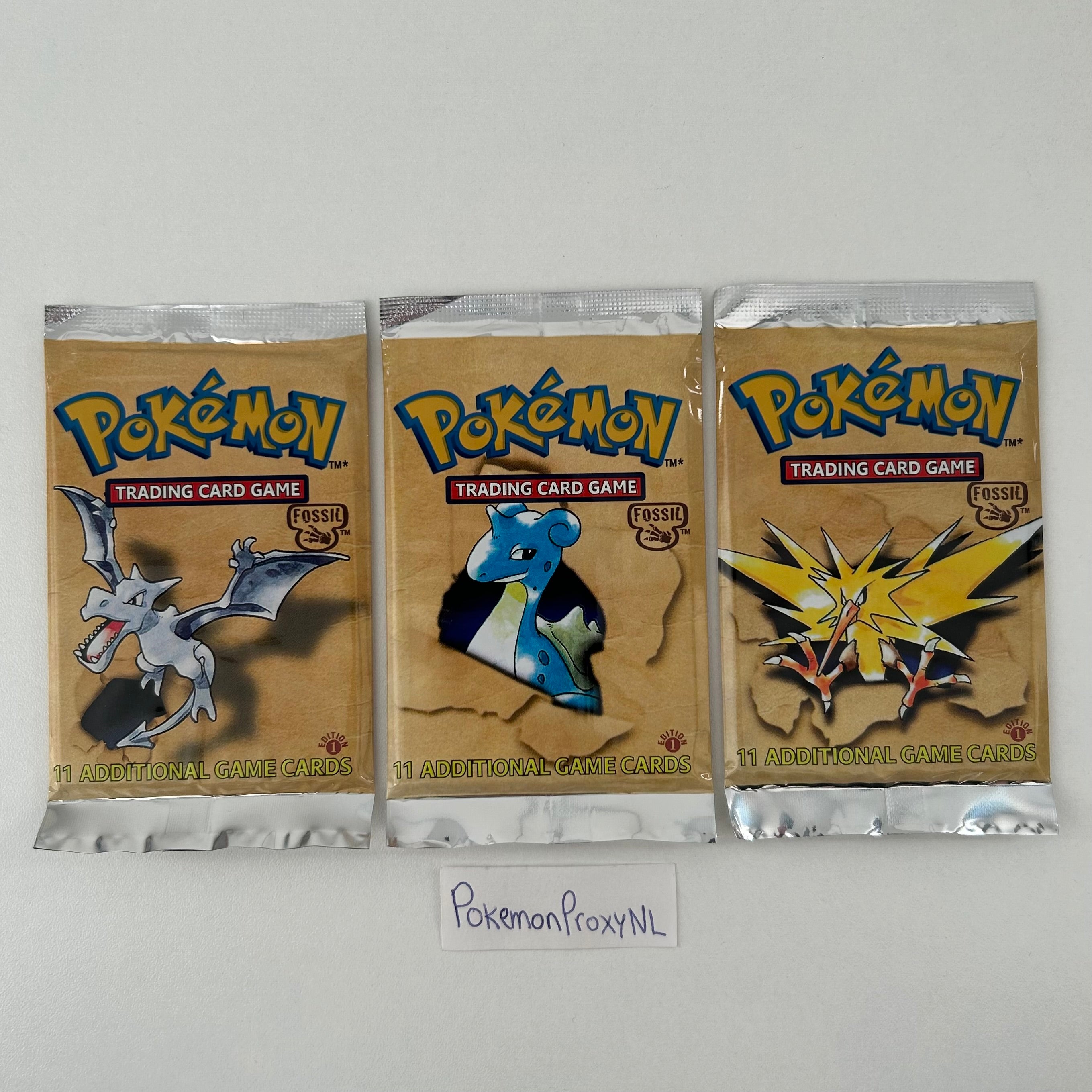pokemon fossil set booster pack Boosterbox: (first edition) (FO) / PROXY Pokémon TCG card(s – PokemonProxyNL this pack is a Game One - One Deck:The Queen & Gaston world-feed
