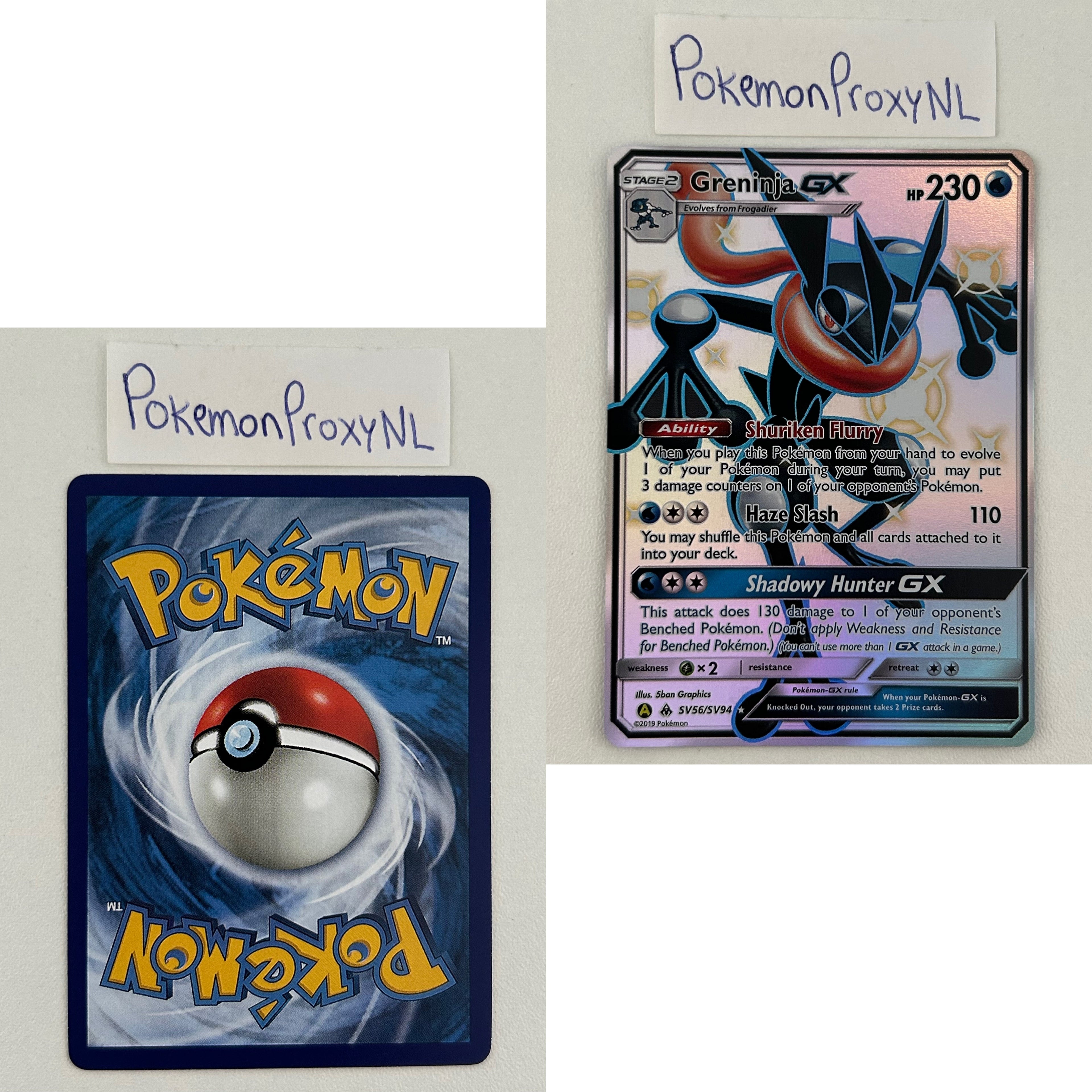 Hidden Fates (Shiny Vault) Set (HIF) / 2019 / PROXY Pokémon TCG card(s)