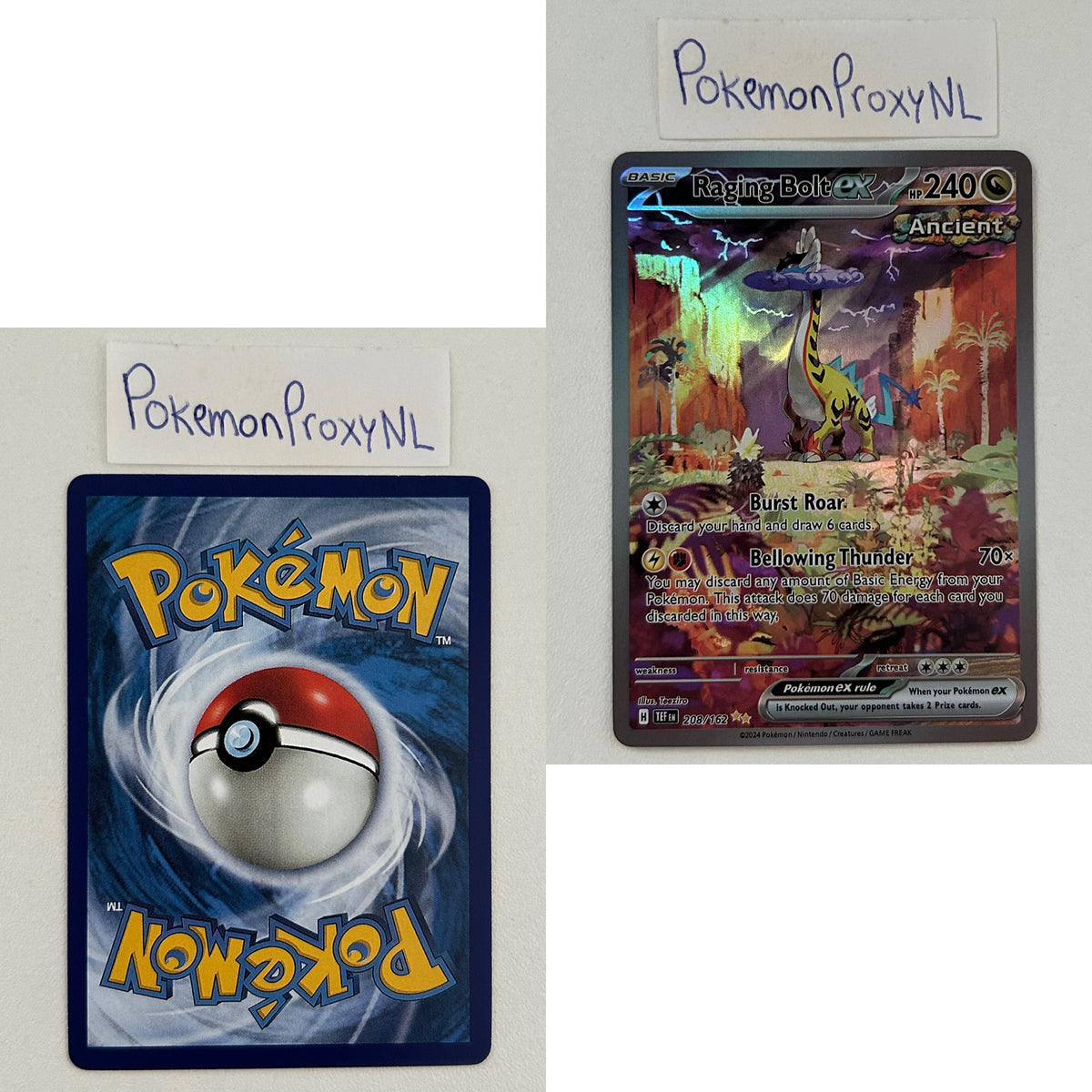 Temporal Forces Set (TEF) / 2024 / PROXY Pokémon TCG card(s)
