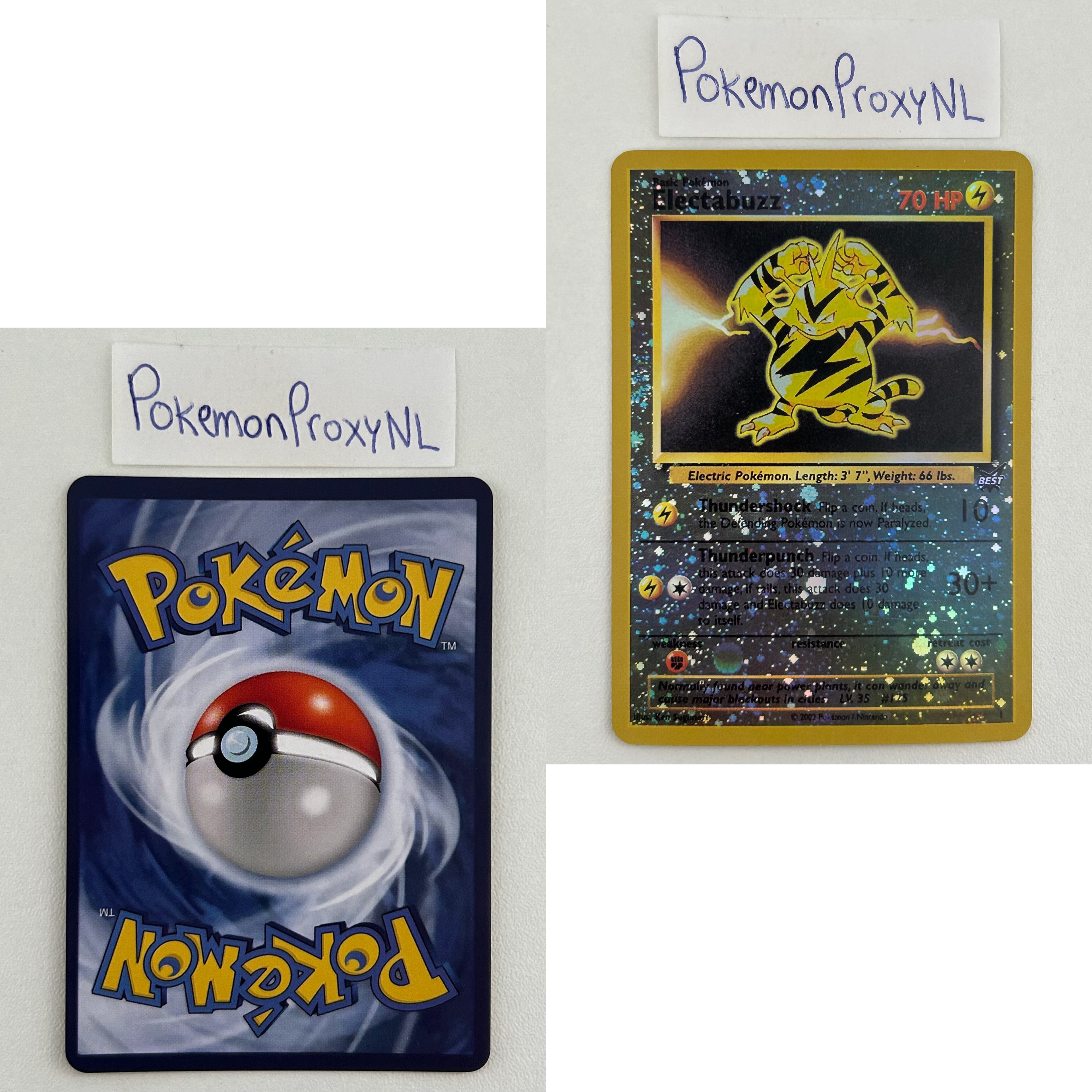 Best of Game Set (BoG) / 1 - 9 / 2002-2003 / PROXY Pokémon TCG card(s)