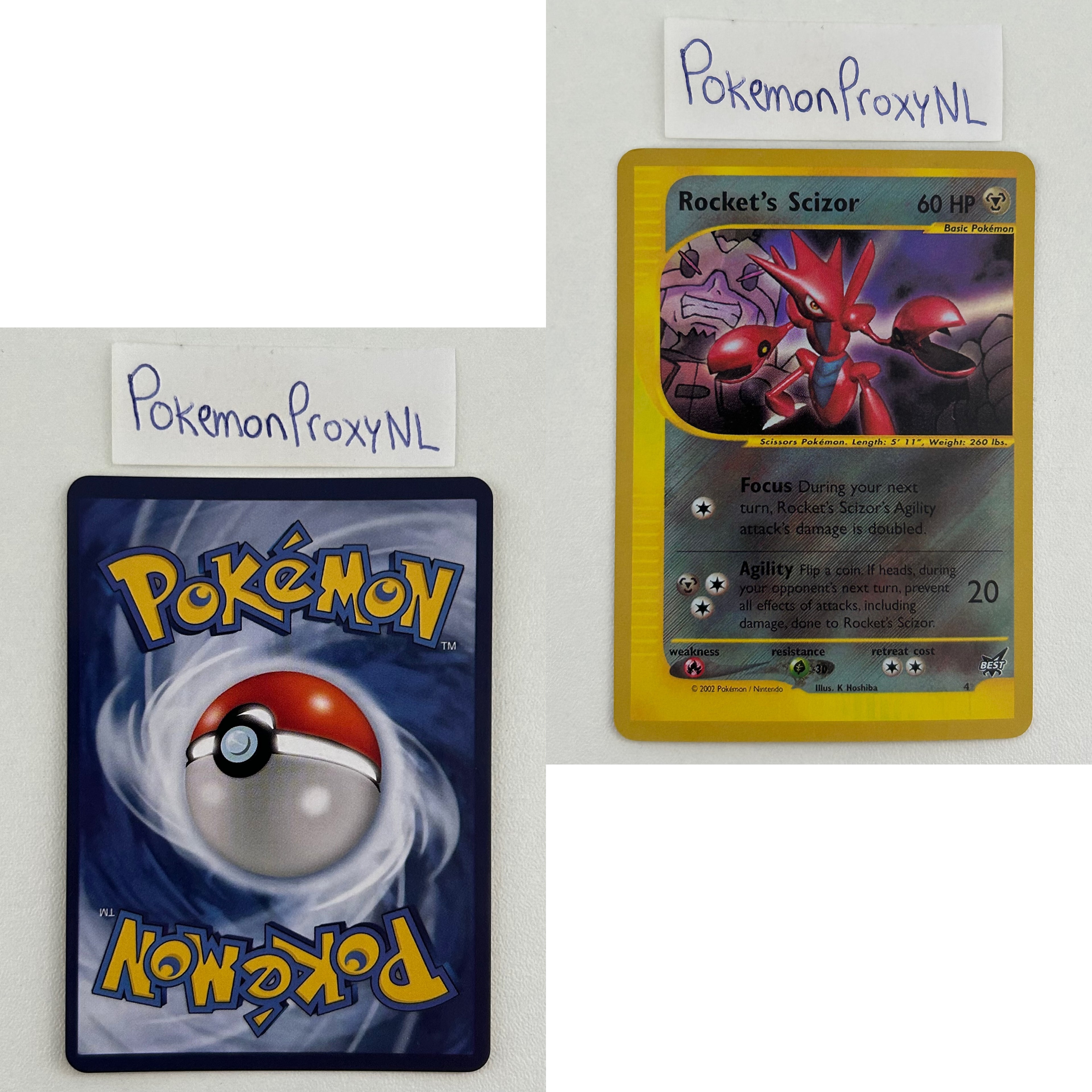 Best of Game Set (BoG) / 1 - 9 / 2002-2003 / PROXY Pokémon TCG card(s)