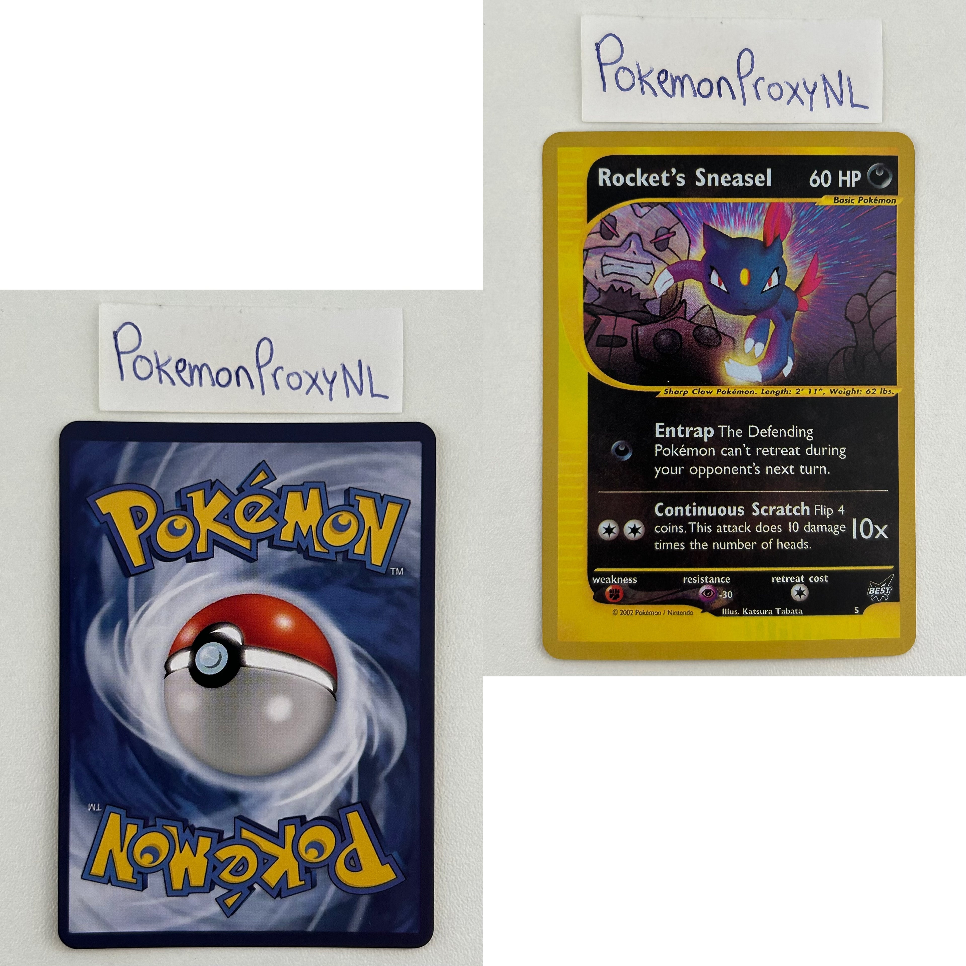 Best of Game Set (BoG) / 1 - 9 / 2002-2003 / PROXY Pokémon TCG card(s)