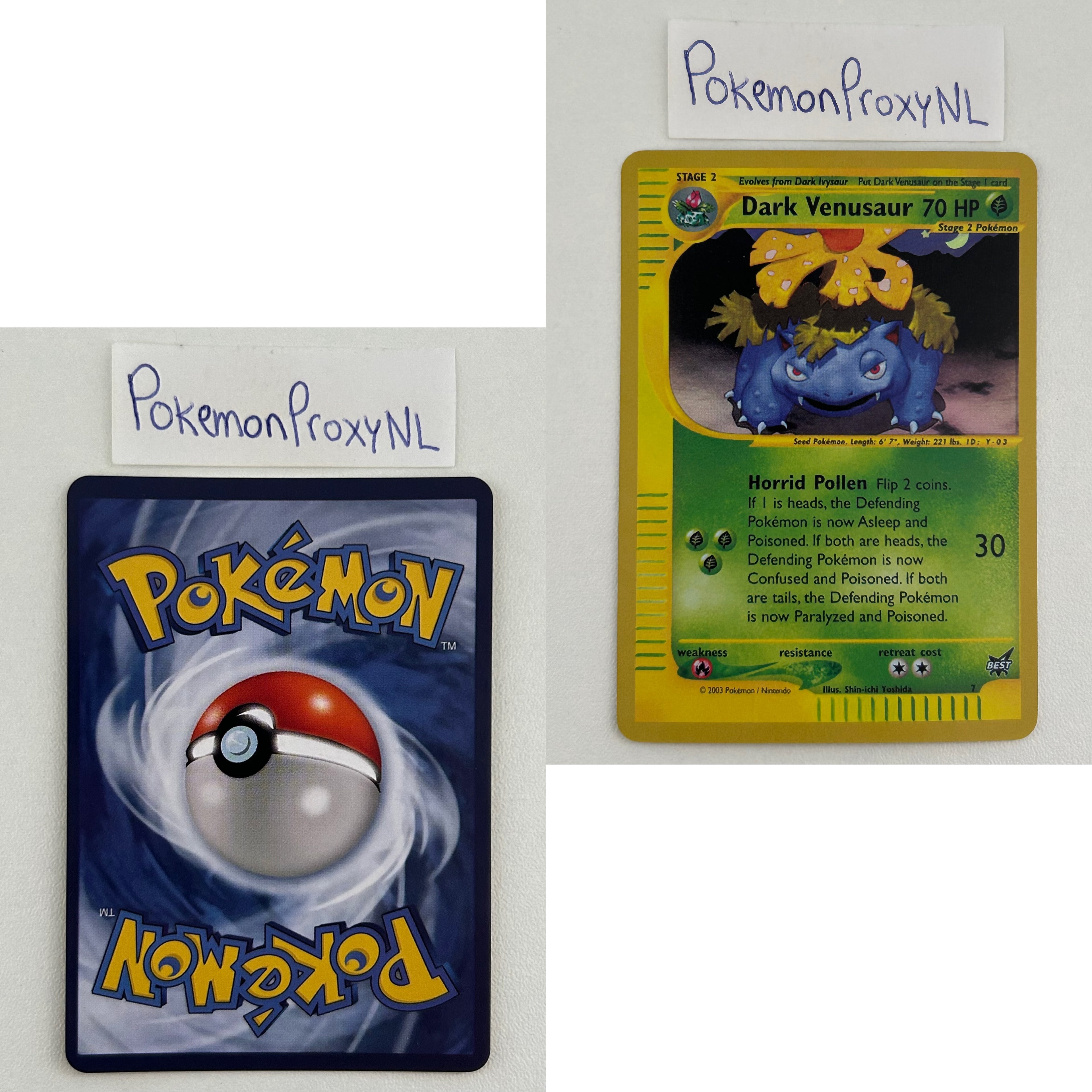 Best of Game Set (BoG) / 1 - 9 / 2002-2003 / PROXY Pokémon TCG card(s)