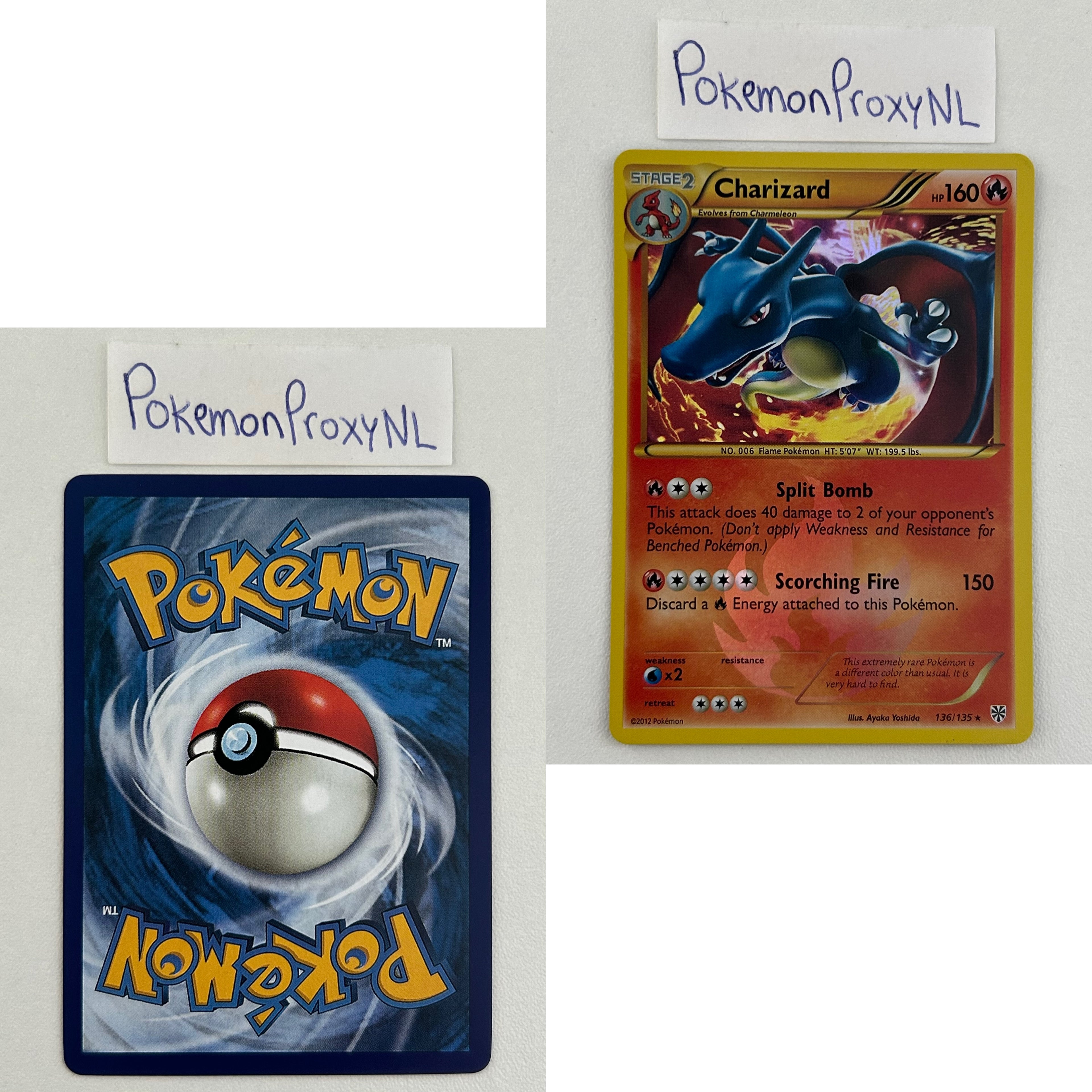 Plasma Storm Set (PLS) / 1/135 - 138/135 / 2012 / PROXY Pokémon TCG card(s)