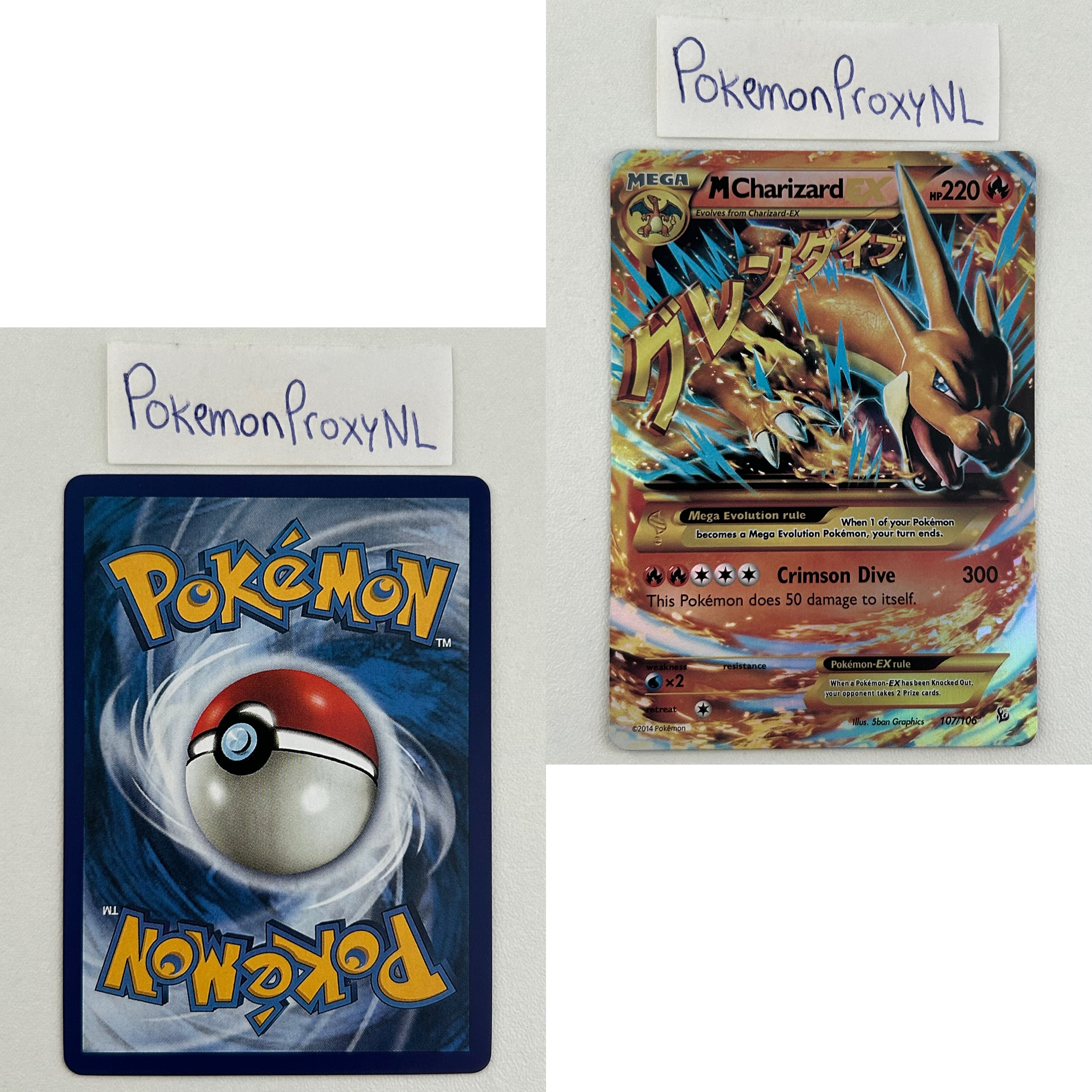 Flashfire Set (FLF) / 1/106 - 109/106 / 2014 / PROXY Pokémon TCG card(s)