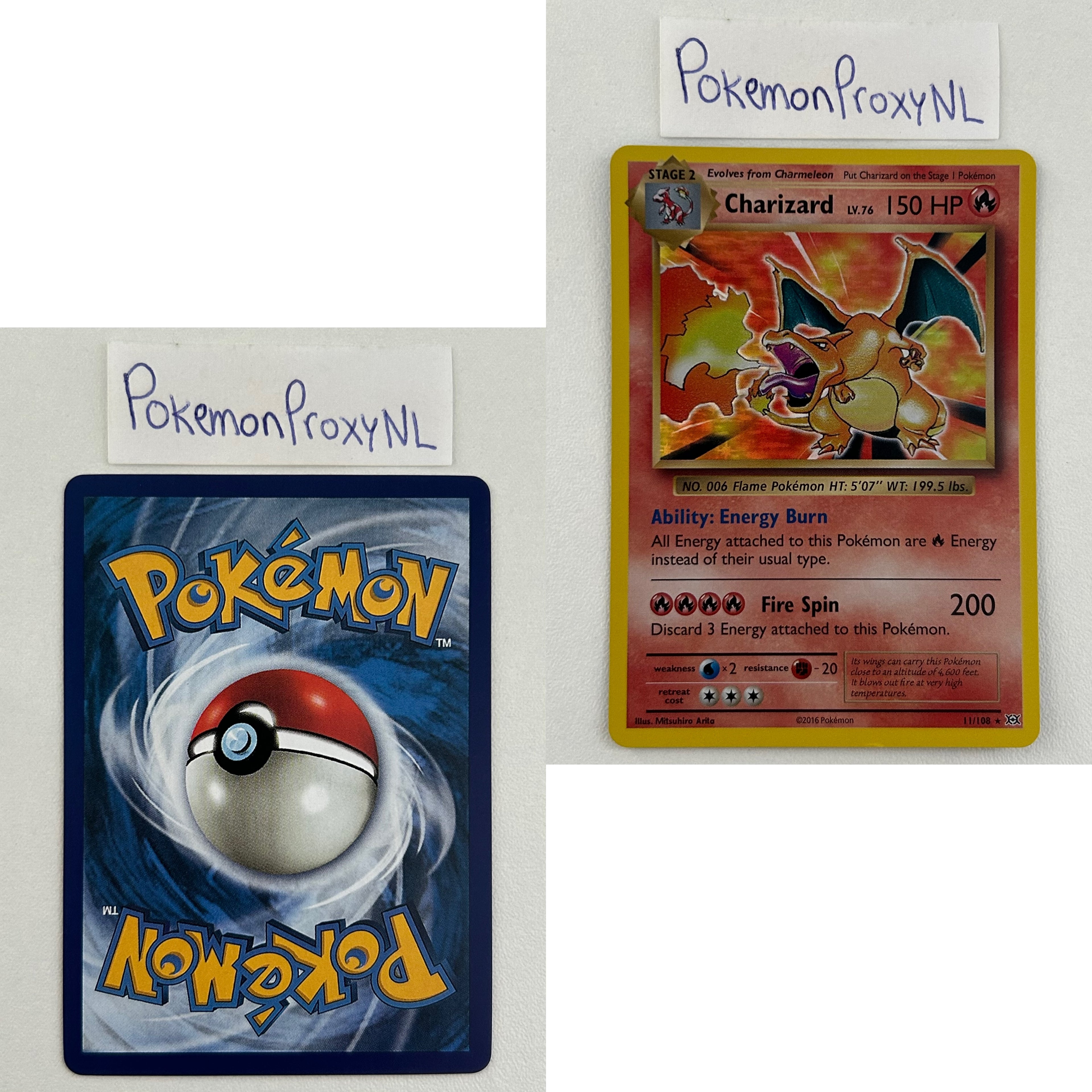 Evolutions Set (EVO) / 1/108 - 113/108 / 2016 / PROXY Pokémon TCG card(s)