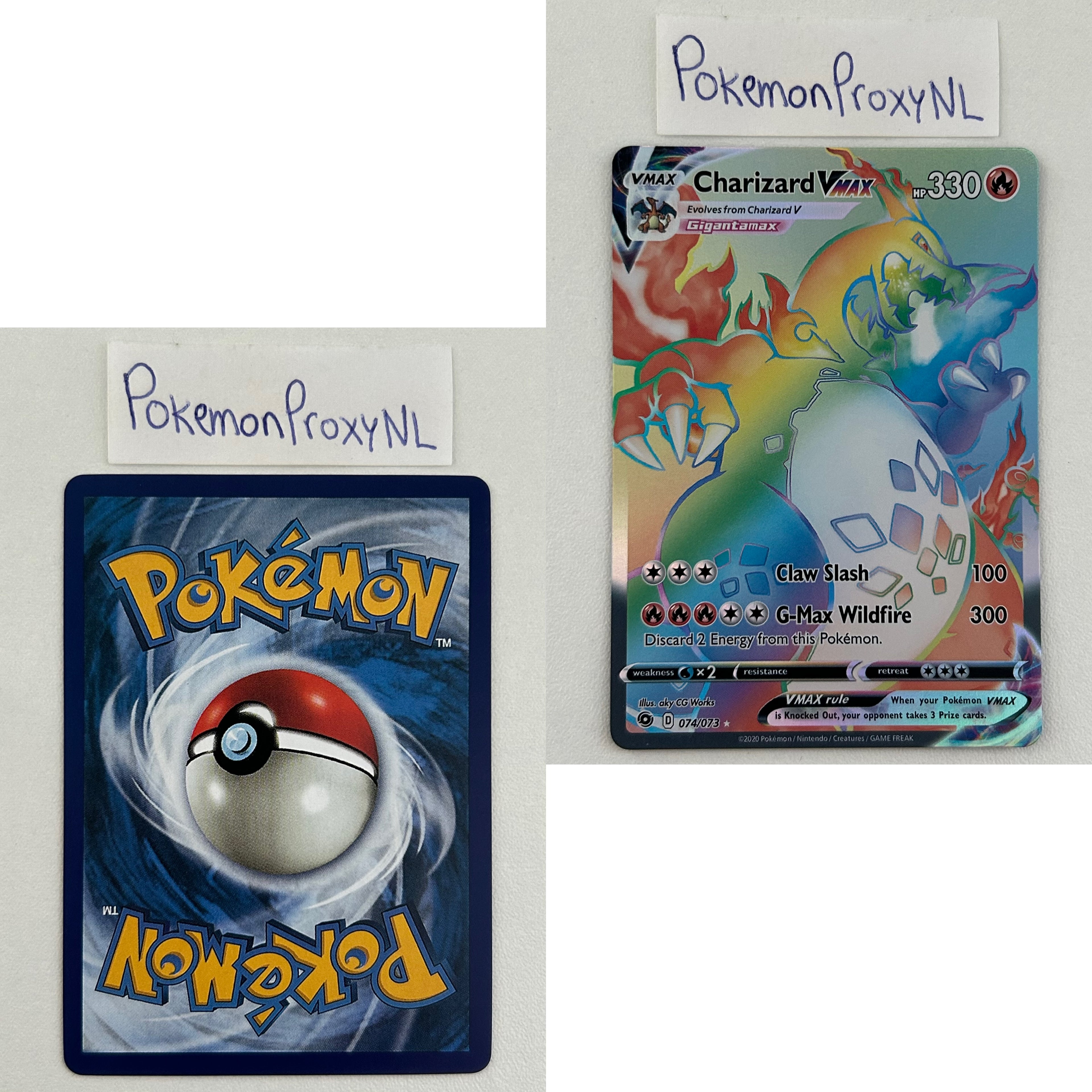 Champion's Path Set (CPA) / 001/073 - 080/073 / 2020 / PROXY Pokémon TCG card(s)