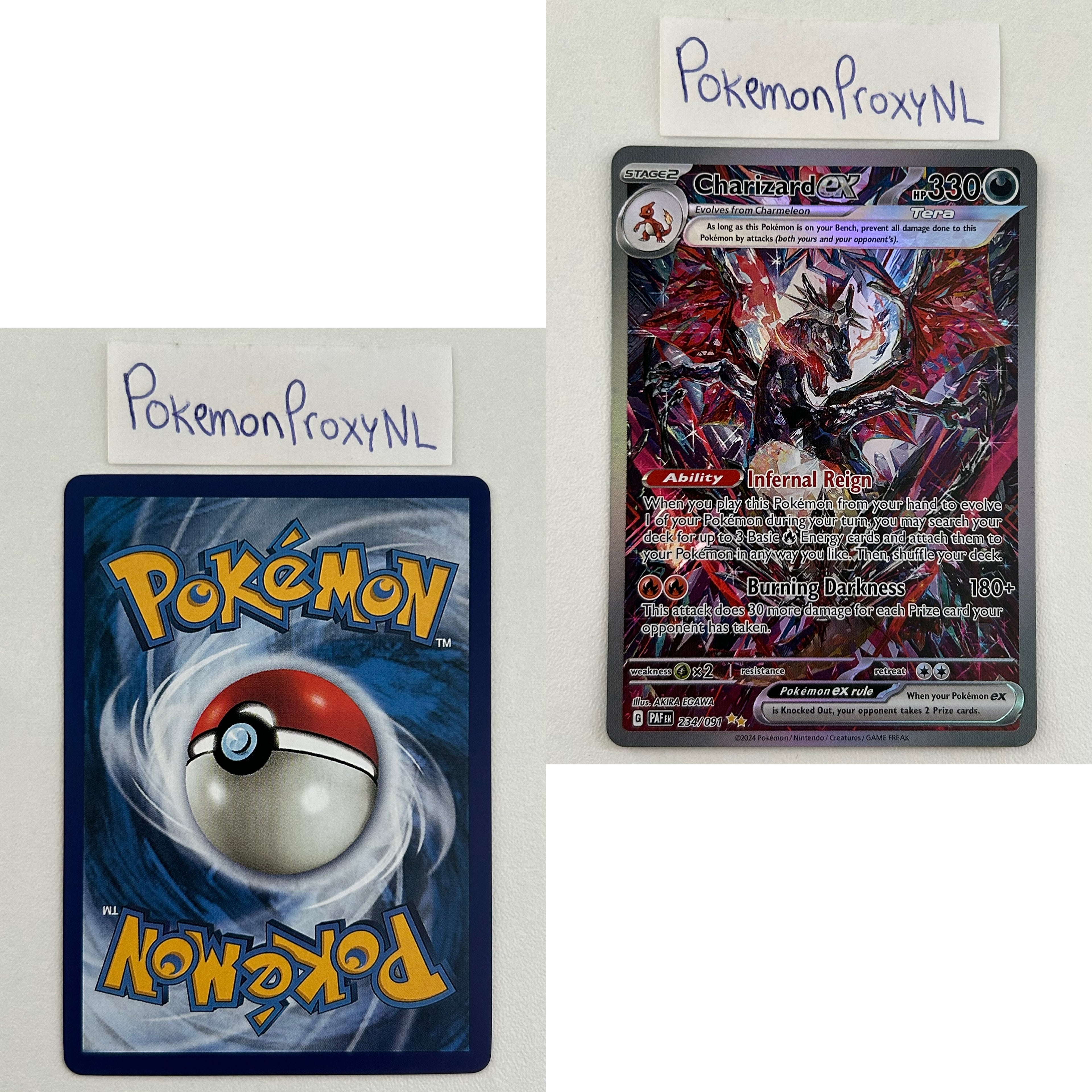 Paldean Fates Set (PAF) / 001/091 - 245/091 / 2024 / PROXY Pokémon TCG card(s)