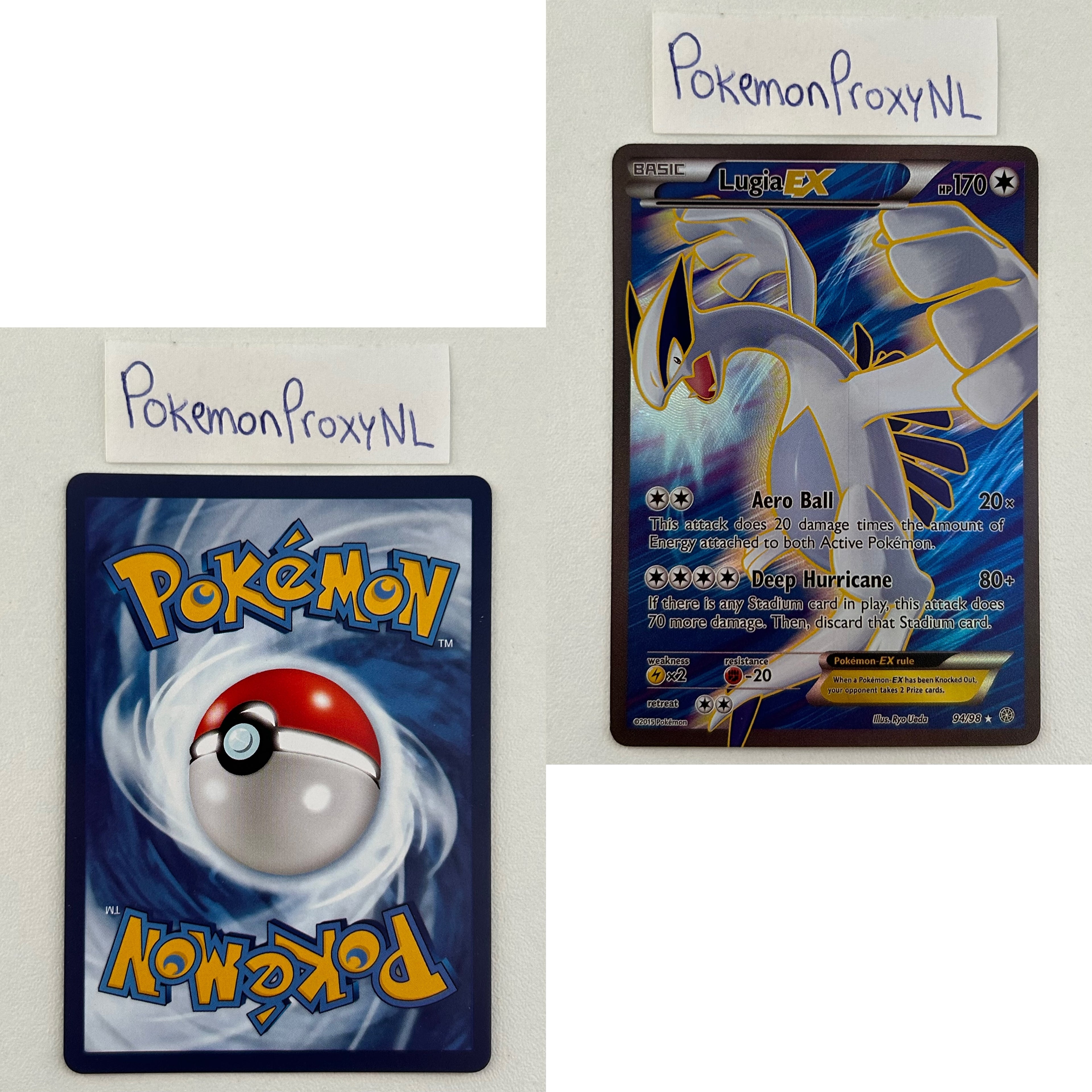 Ancient Origins Set (AOR) / 1/98 - 75a/98 / 2015 / PROXY Pokémon TCG card(s)