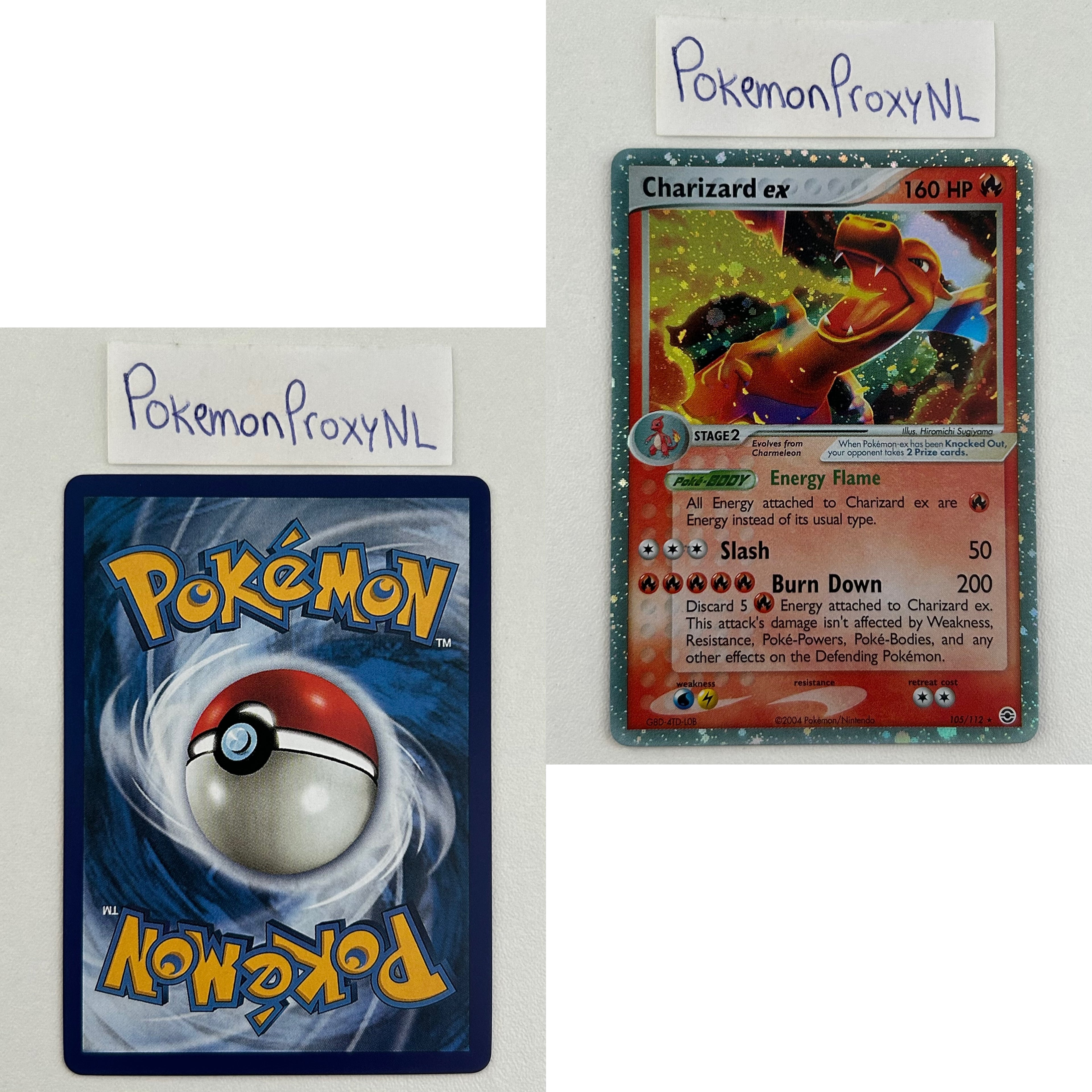 FireRed & LeafGreen Set (RG) / 1/112 - 116/112 / 2004 / PROXY Pokémon TCG card(s)