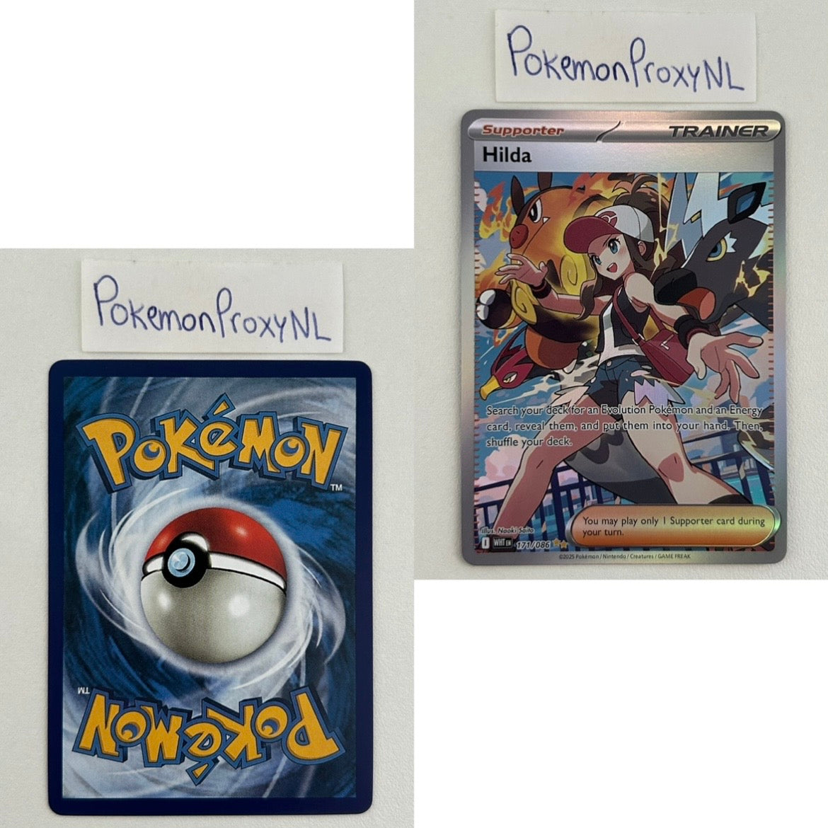 White Flare Set (WHT) / 001/086 - 173/086 / 2025 / PROXY Pokémon TCG card(s)
