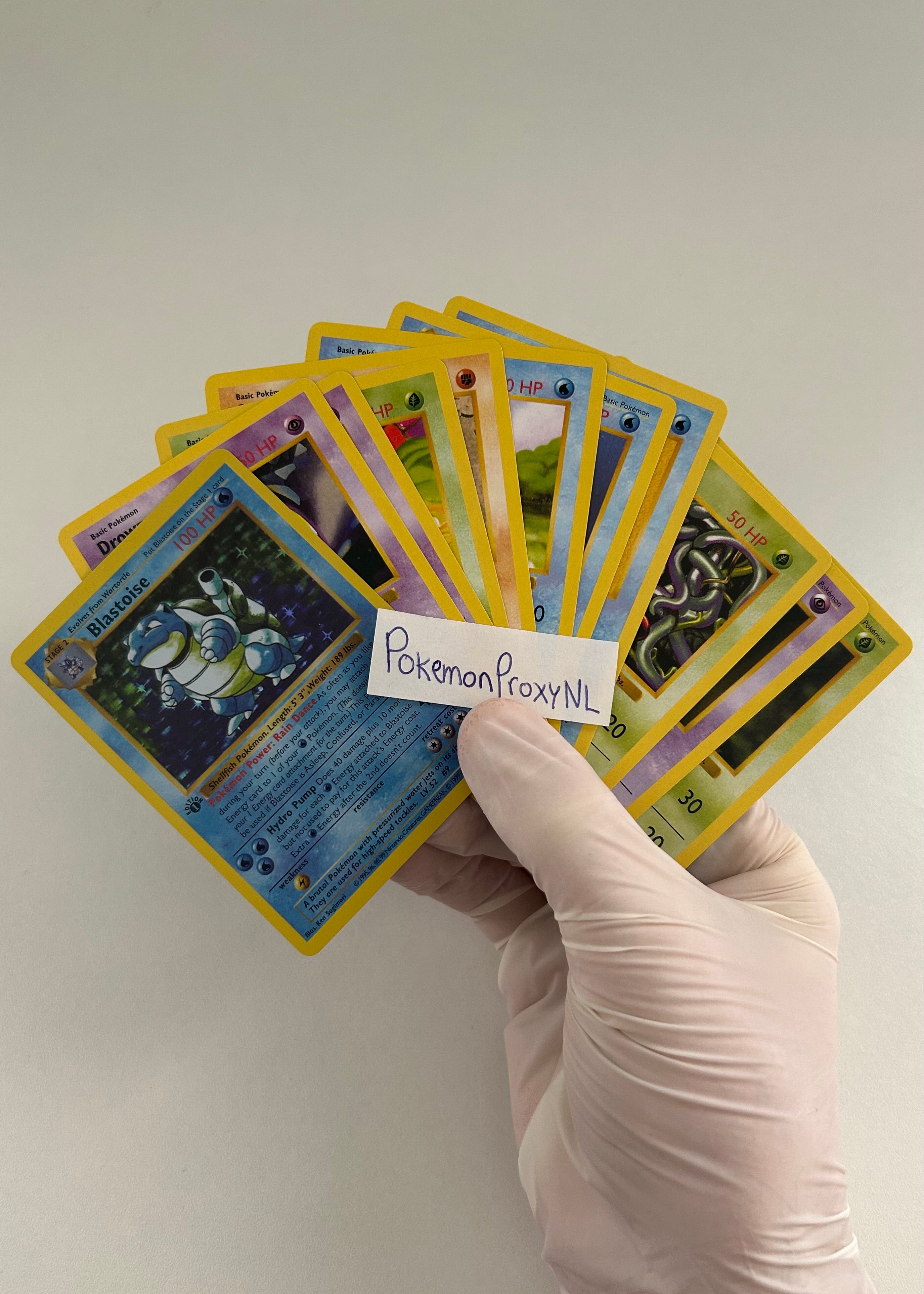 Base Set (First Edition) Booster with 11 cards / Base Set / 1999 / PROXY Pokémon TCG card(s)