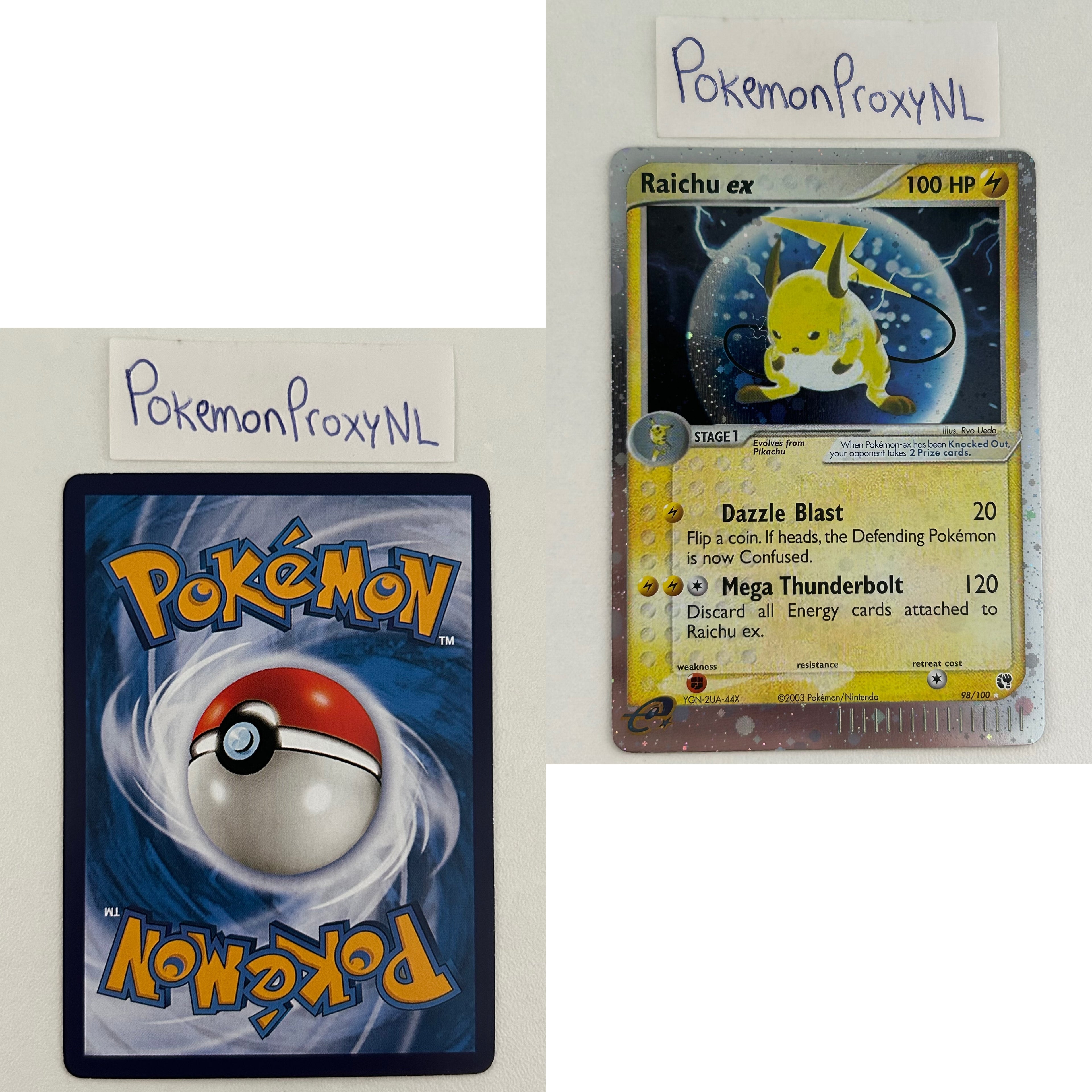 Sandstorm Set (SS) / 1/100 - 100/100 / 2003 / PROXY Pokémon TCG card(s)