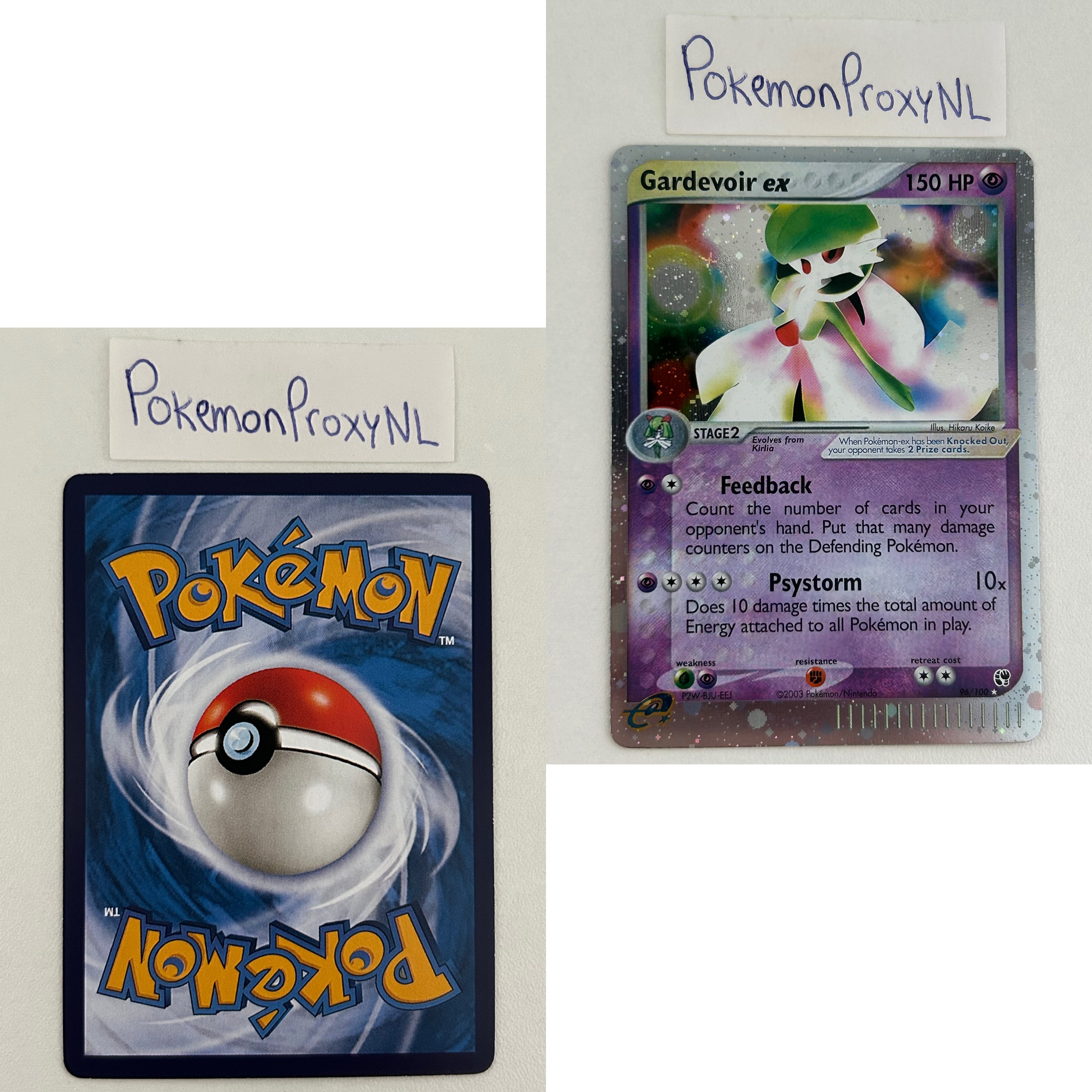 Sandstorm Set (SS) / 1/100 - 100/100 / 2003 / PROXY Pokémon TCG card(s)