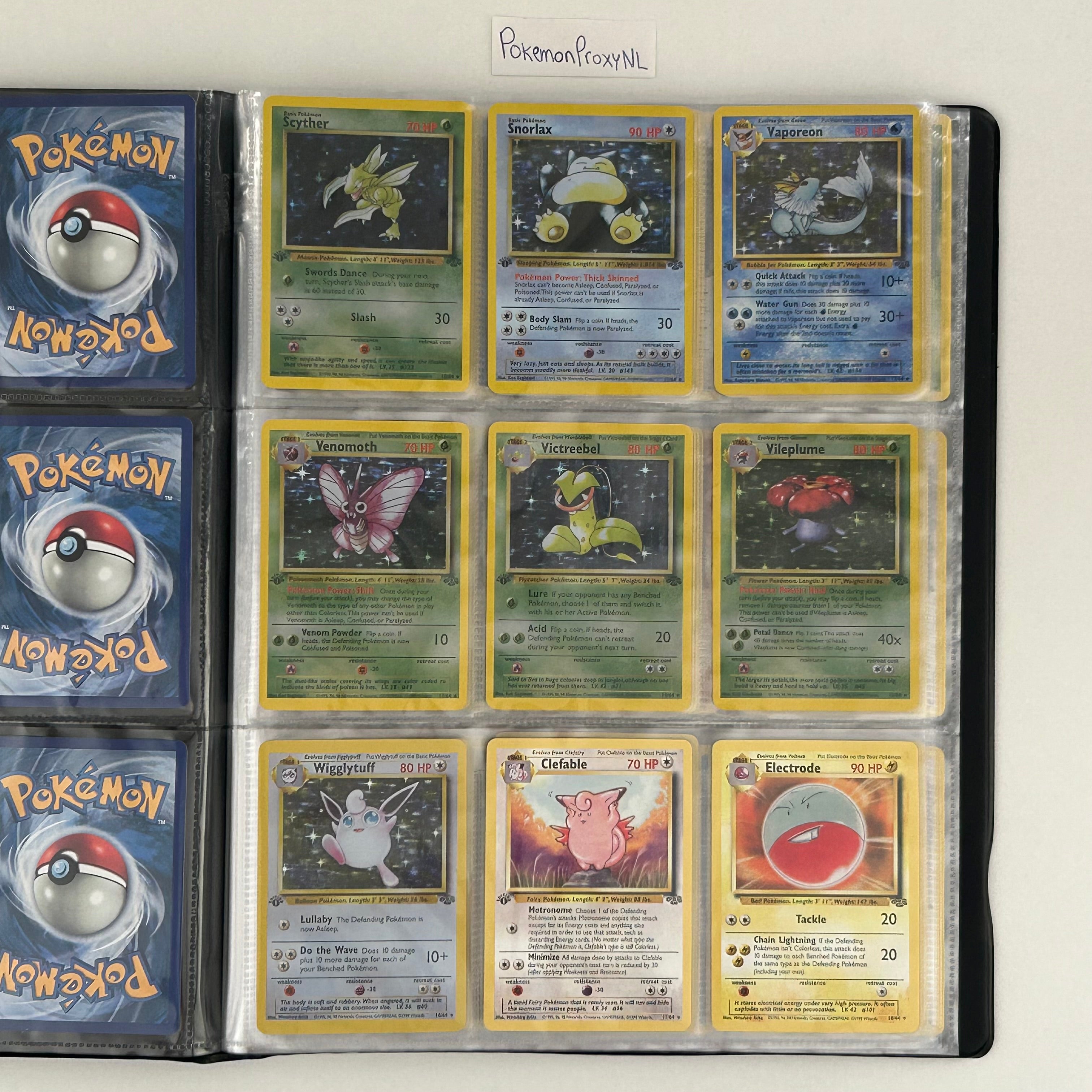 Complete set: Jungle Set (1st) bundle / 1/64 - 64/64 / 1999 / PROXY Pokémon TCG card(s)