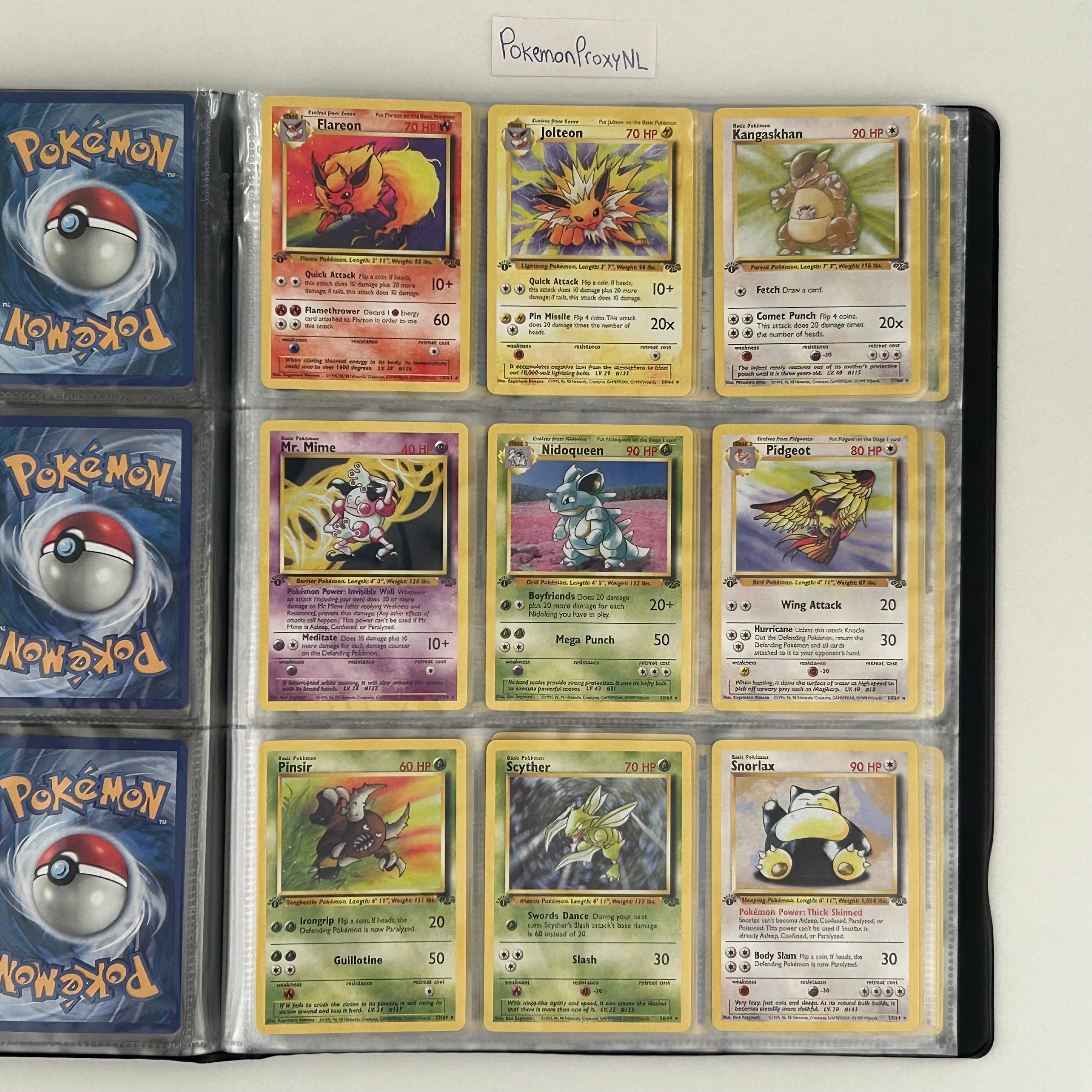 Complete set: Jungle Set (1st) bundle / 1/64 - 64/64 / 1999 / PROXY Pokémon TCG card(s)