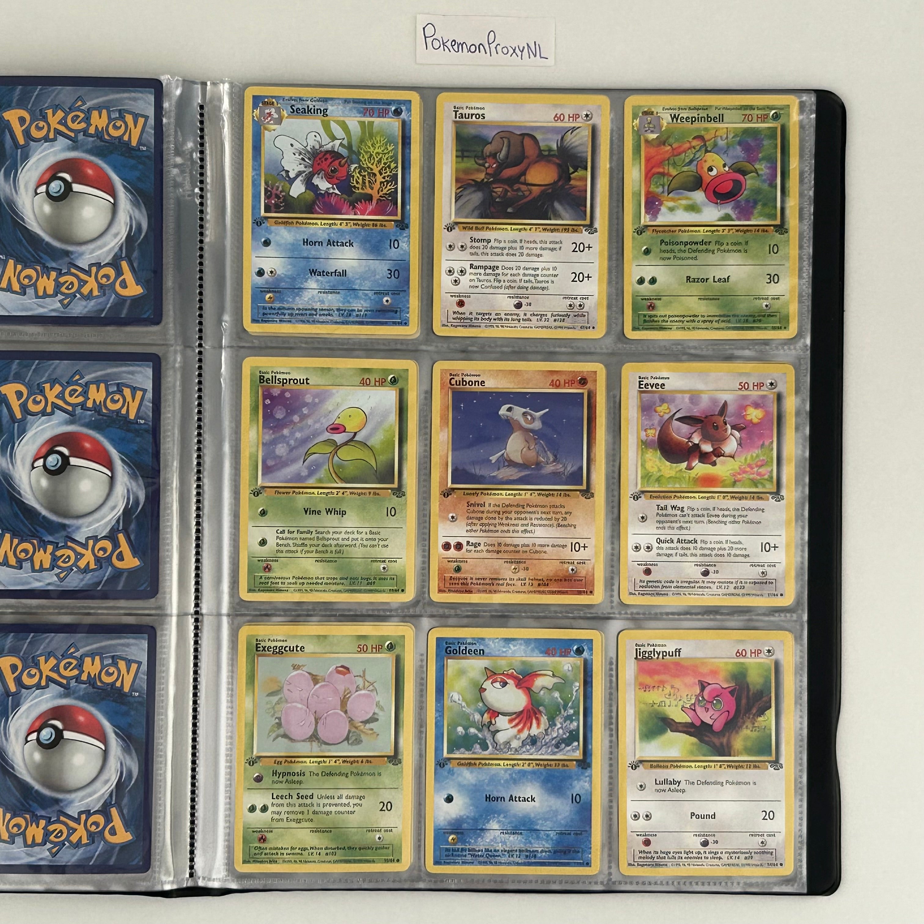 Complete set: Jungle Set (1st) bundle / 1/64 - 64/64 / 1999 / PROXY Pokémon TCG card(s)