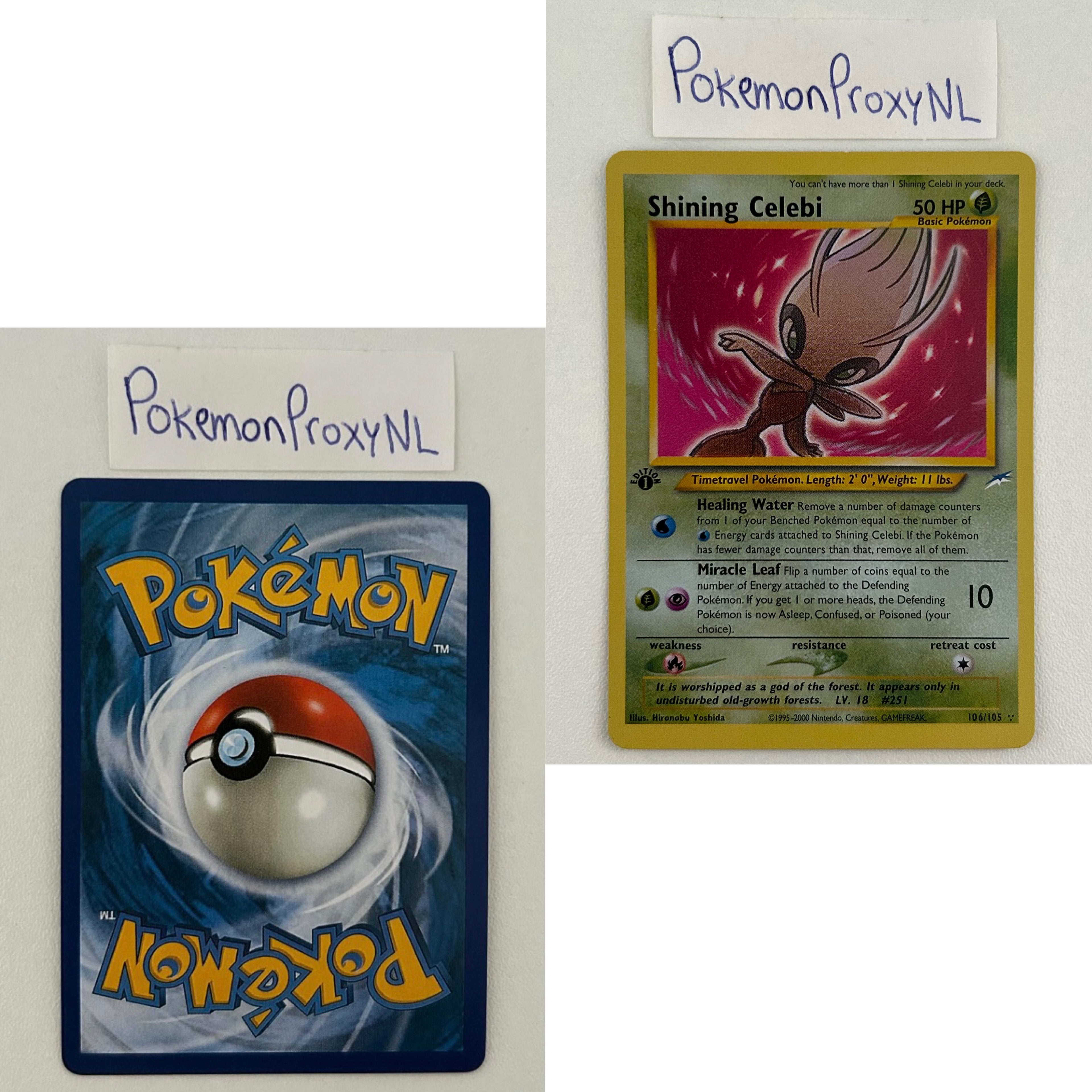 Neo Destiny Set (first edition) (N4) / 1/105 - 113/105 / 2002 / PROXY Pokémon TCG card(s)