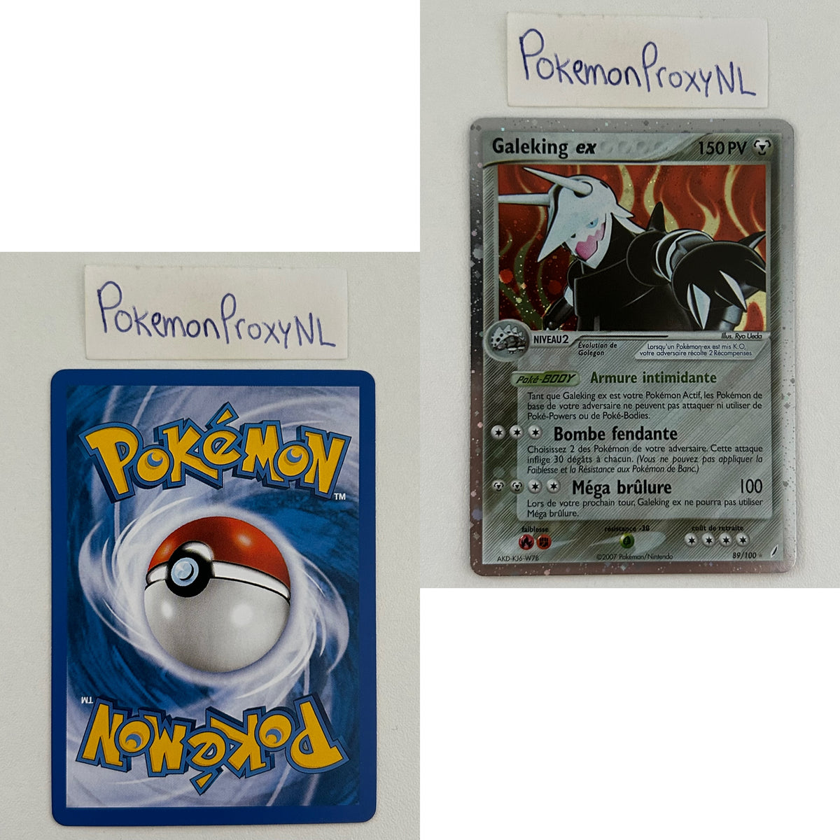 Gardiens de Cristal Set (Français) (CG) / 2007 / PROXY Pokémon TCG card(s)