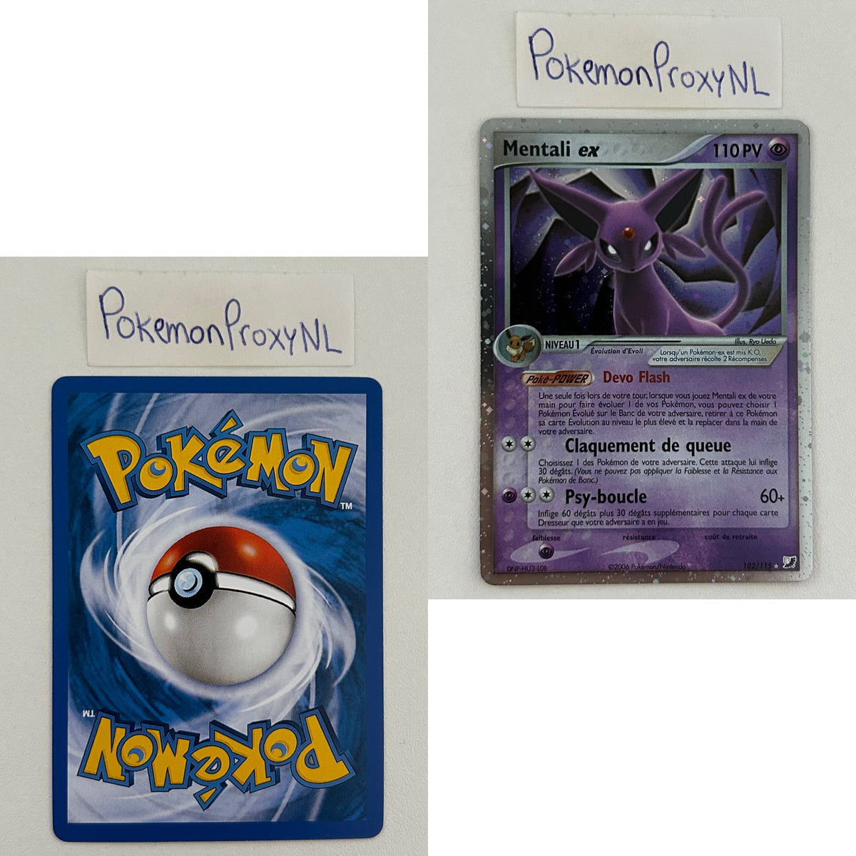Forces Cachées Set (Français) (UF) / 2006 / PROXY Pokémon TCG card(s)