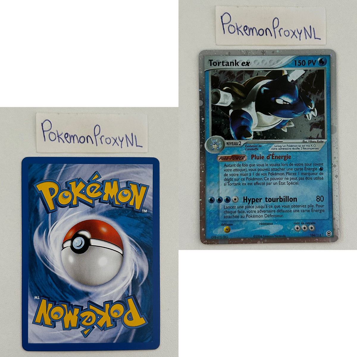 Rouge Feu & Vert Feuille Set (Français) (RG) / 2004 / PROXY Pokémon TCG card(s)