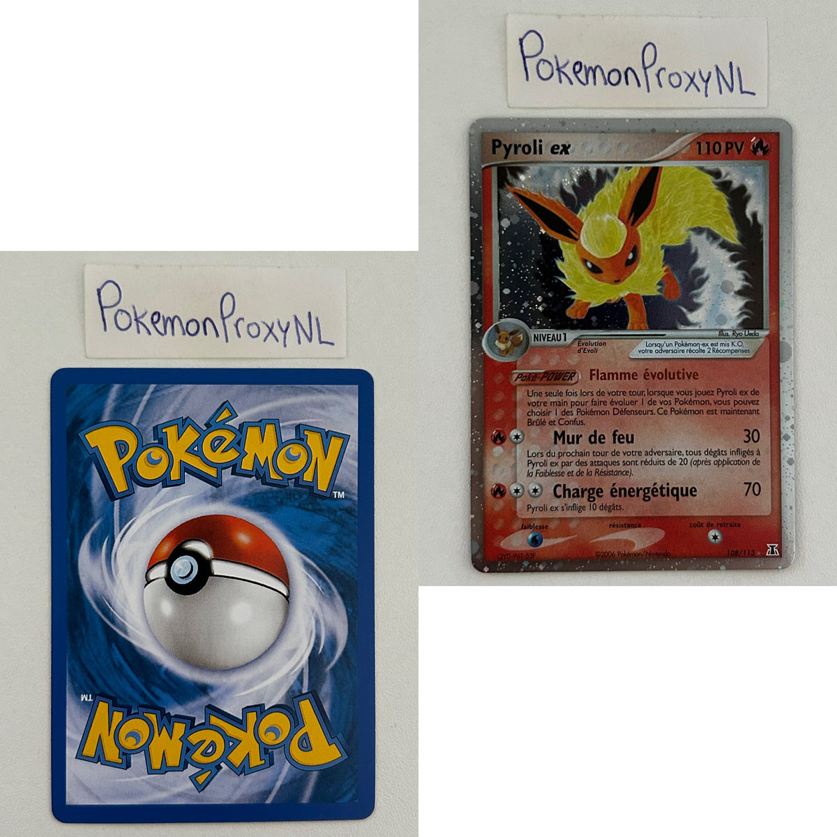 Espèces Delta Set (Français) (DS) / 2006 / PROXY Pokémon TCG card(s)