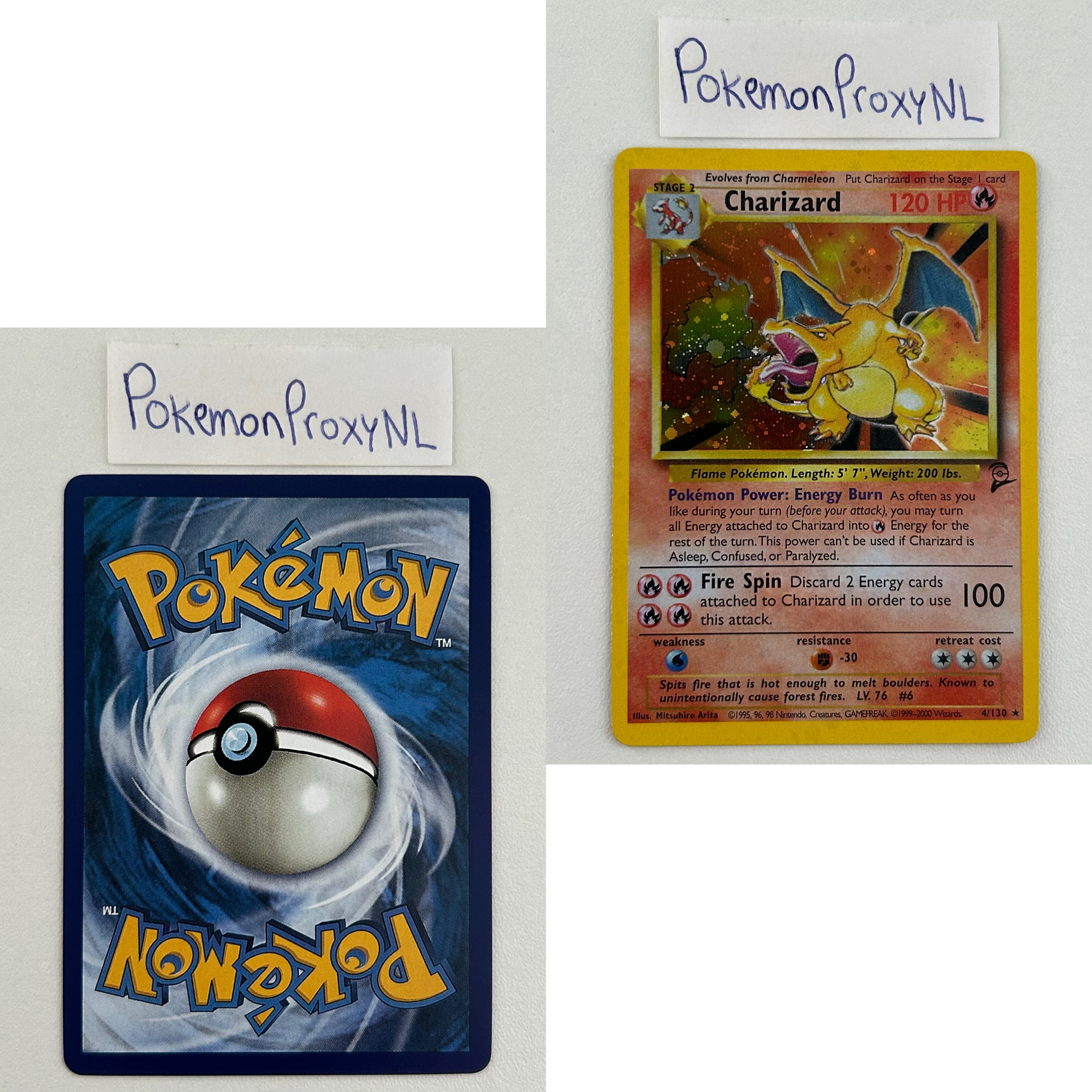 Base Set 2 Set (B2) / 1/130 - 130/130 / 2000 / PROXY Pokémon TCG card(s)