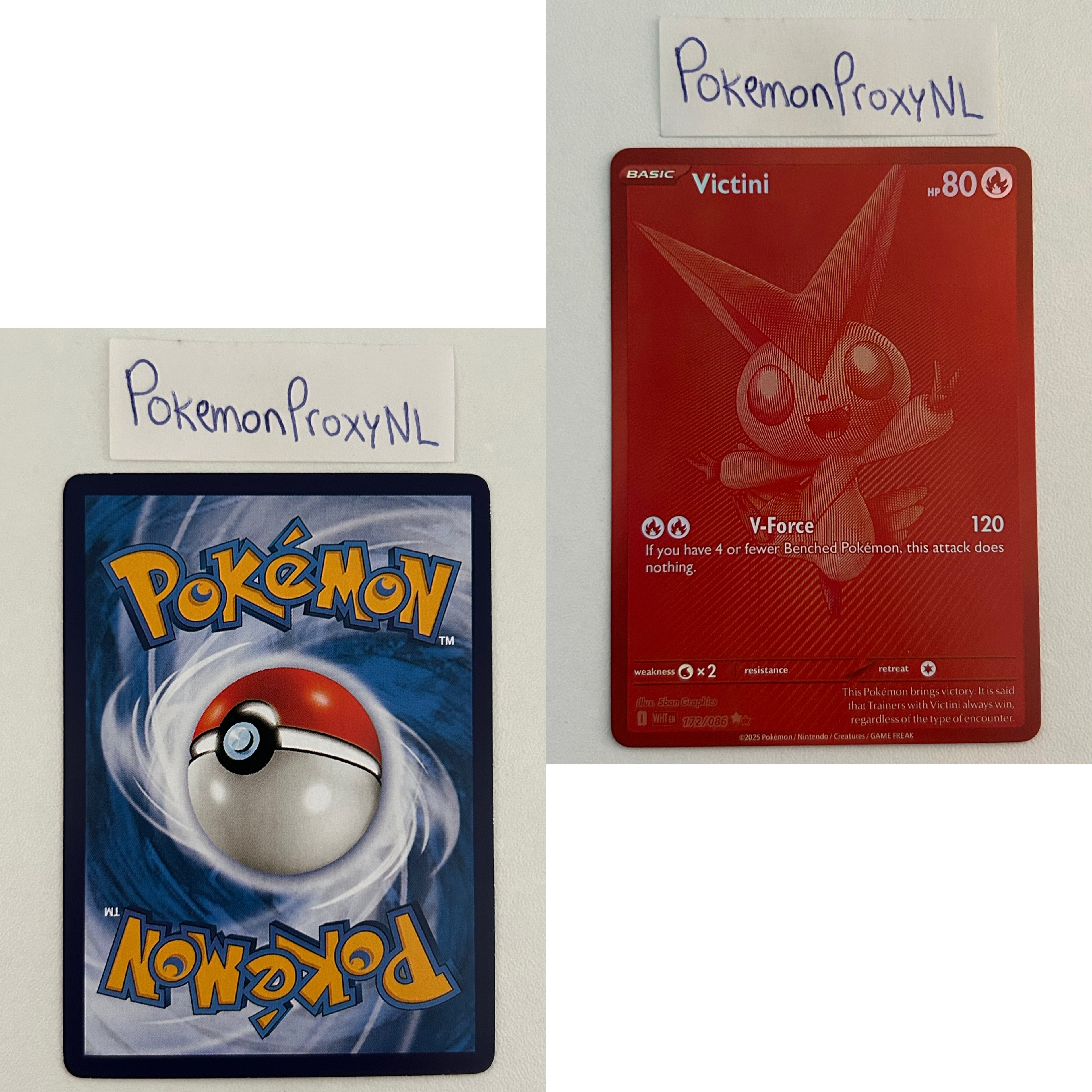 White Flare Set (WHT) / 001/086 - 173/086 / 2025 / PROXY Pokémon TCG card(s)
