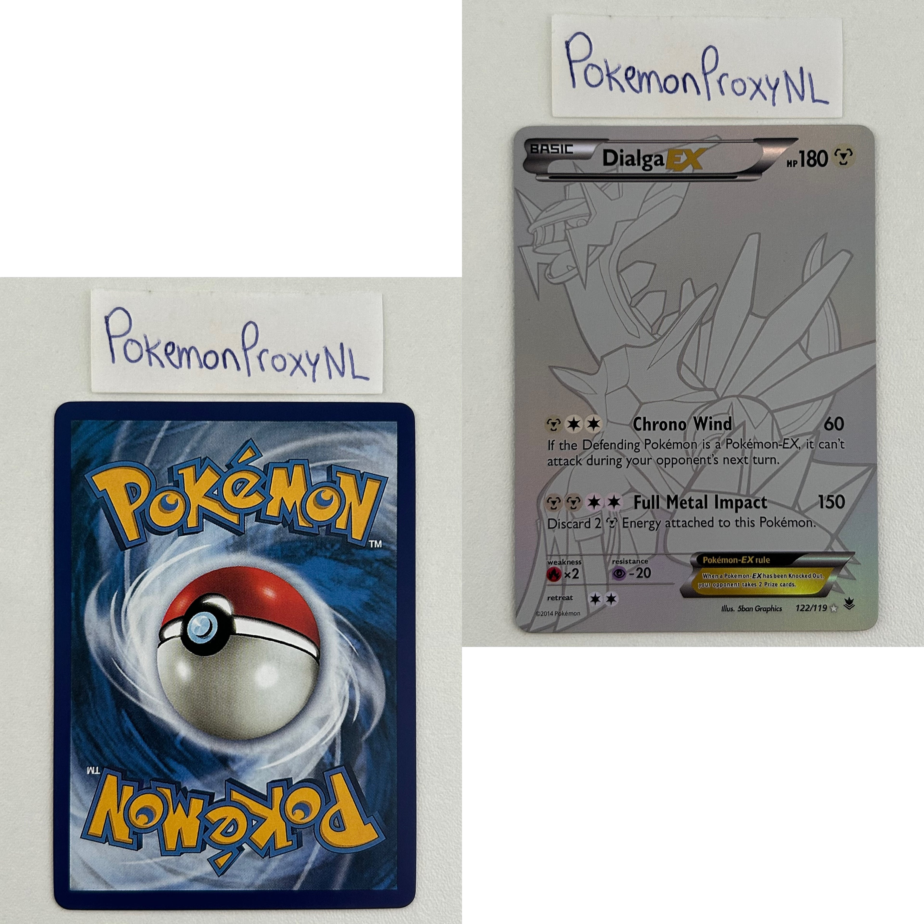 Phantom Forces Set (PHF) / 1/119 - 122/119 / 2014 / PROXY Pokémon TCG card(s)
